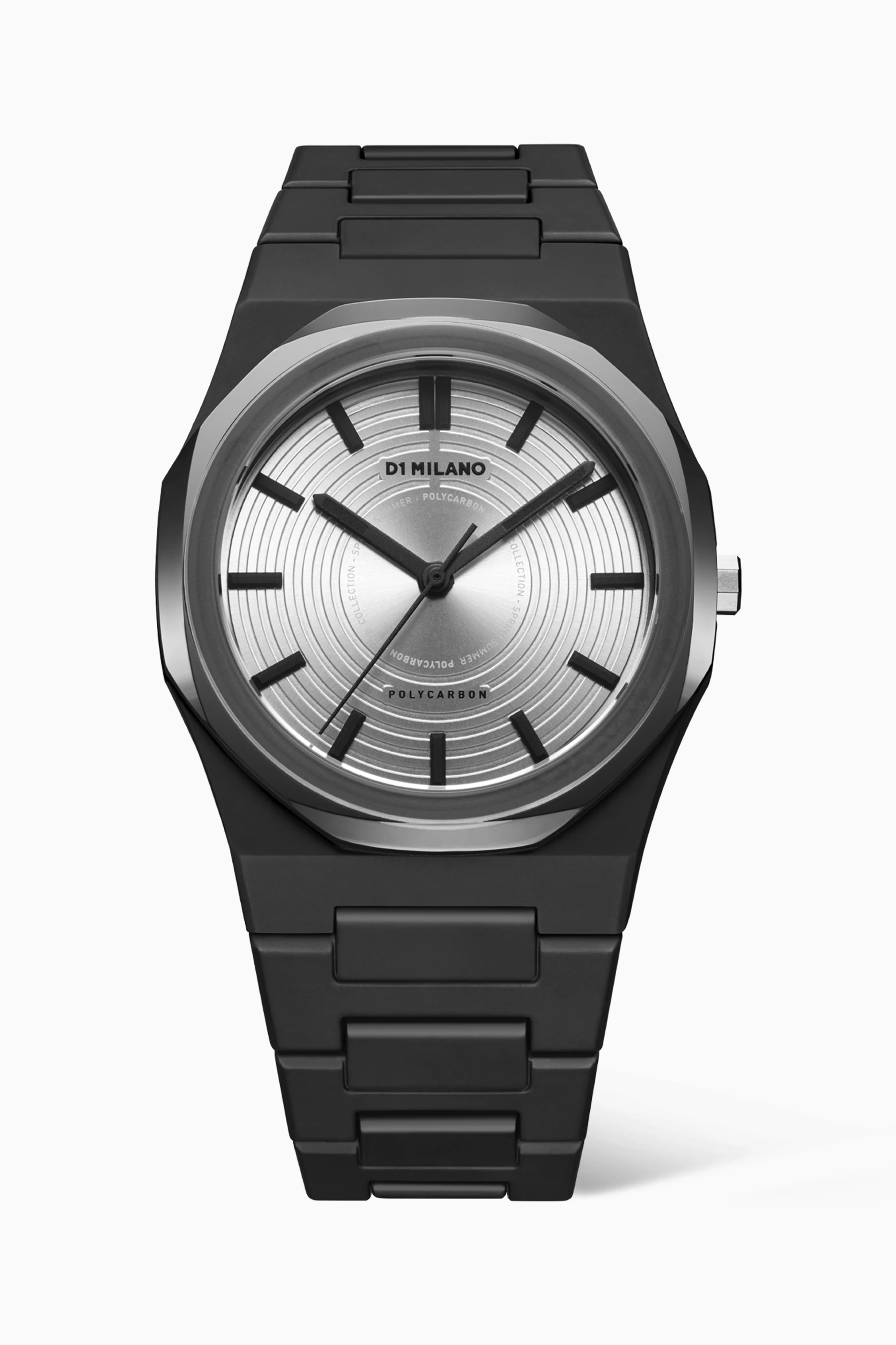 Buy D1 Milano Black Sapphire Polycarbon 40.5mm Watch for MEN in