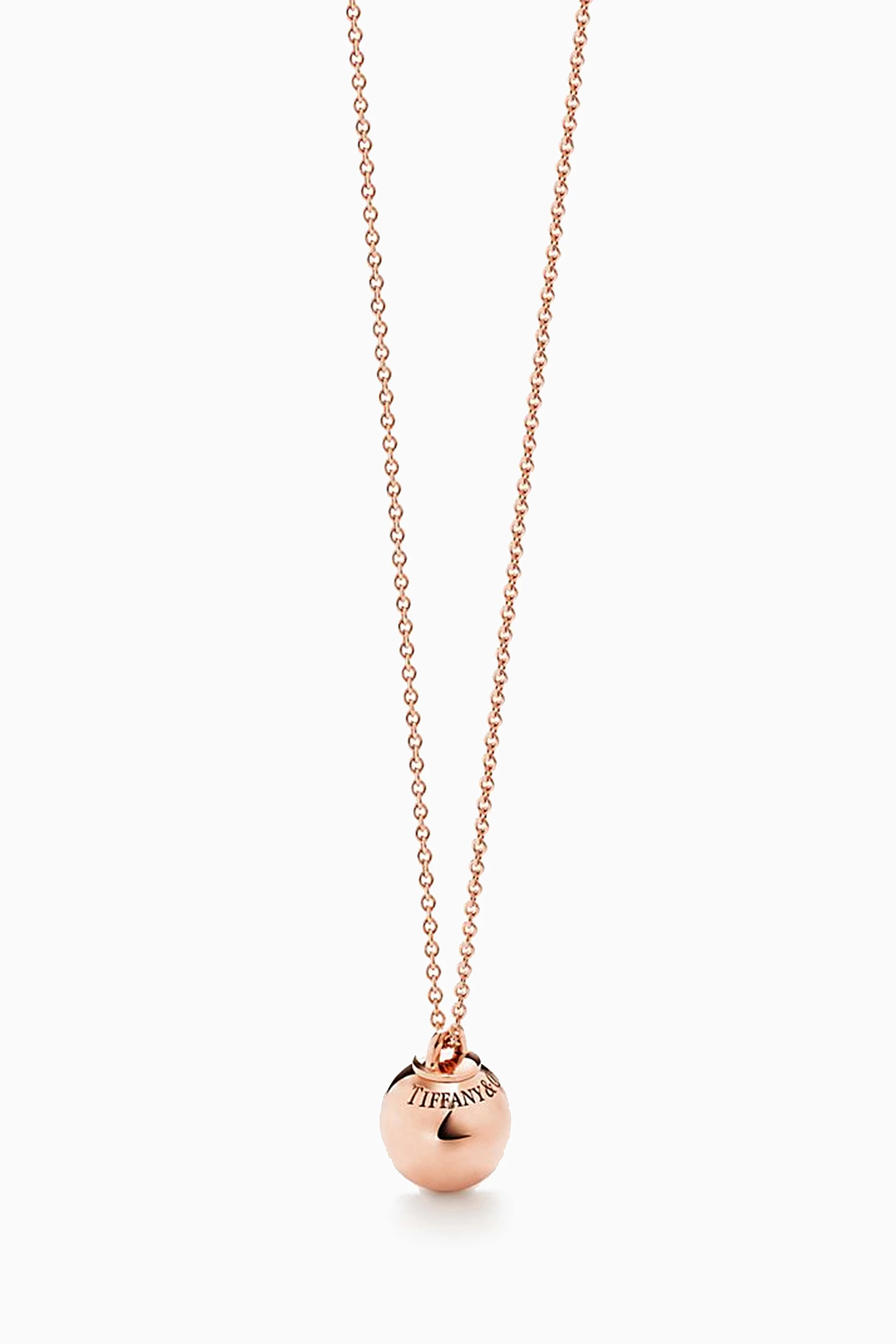 Buy Rose Gold Tiffany HardWear Ball Pendant in 18kt Rose Gold for