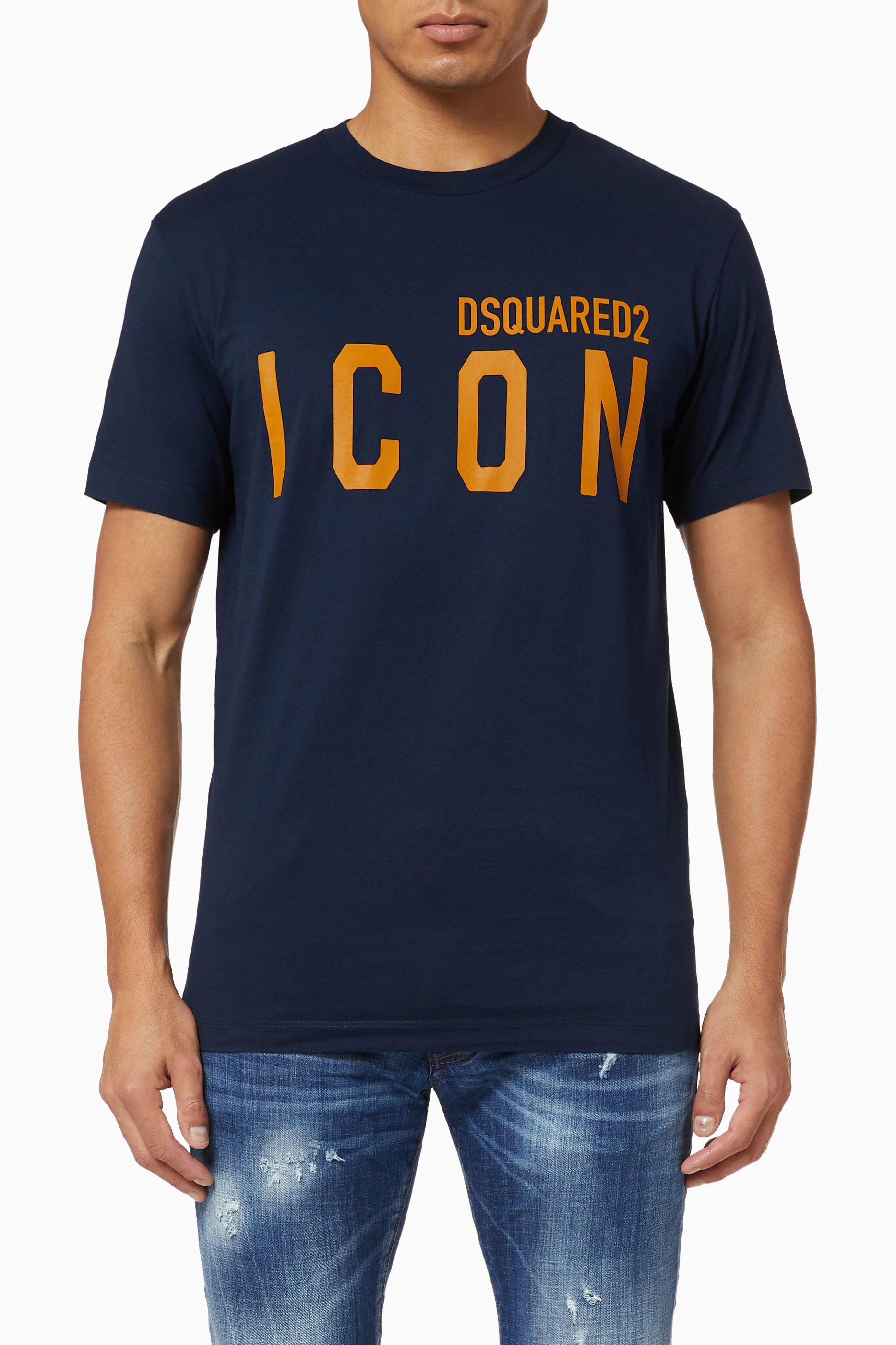Dsquared icon t shirt blue store