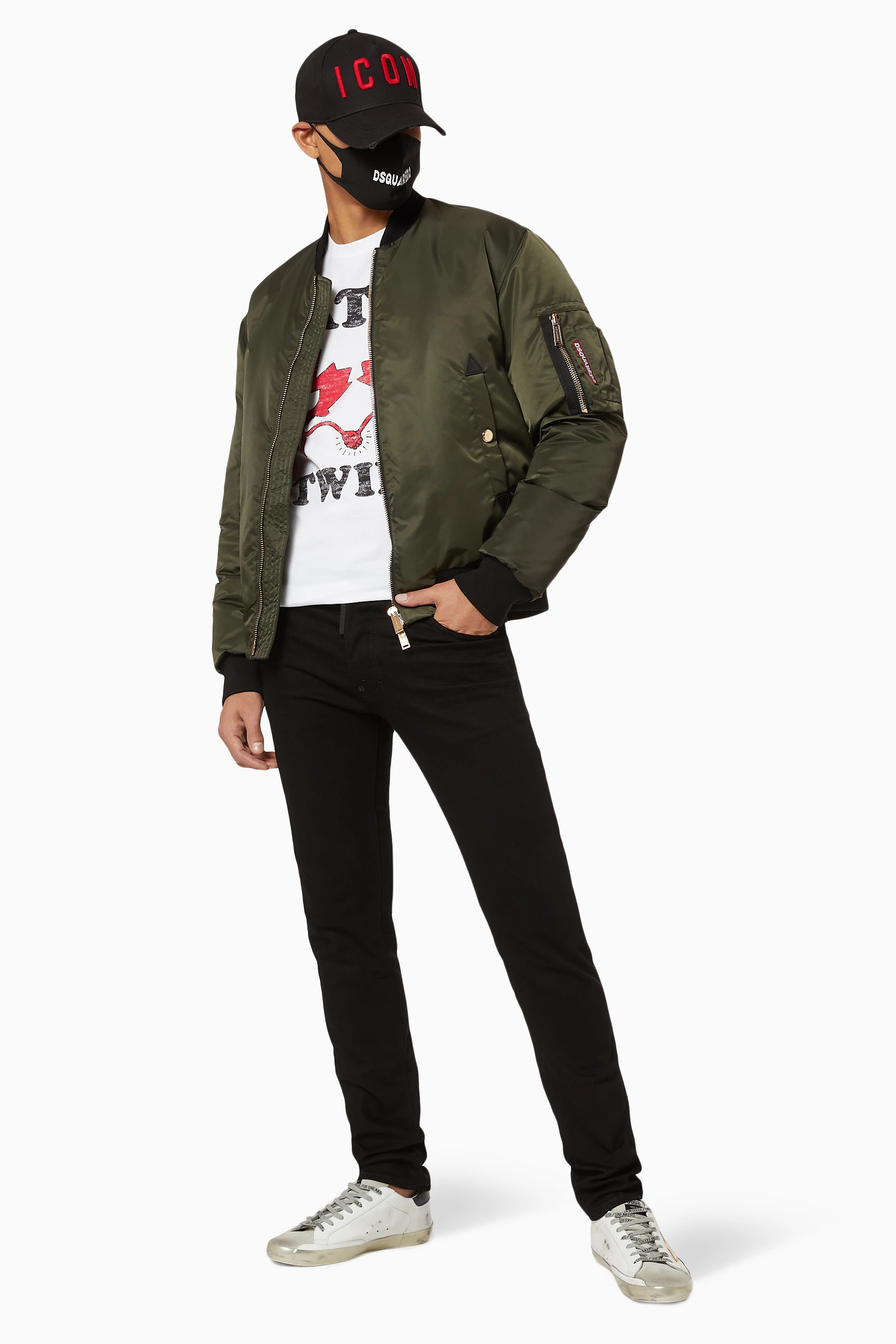 Dsquared2 bomber jacket online mens