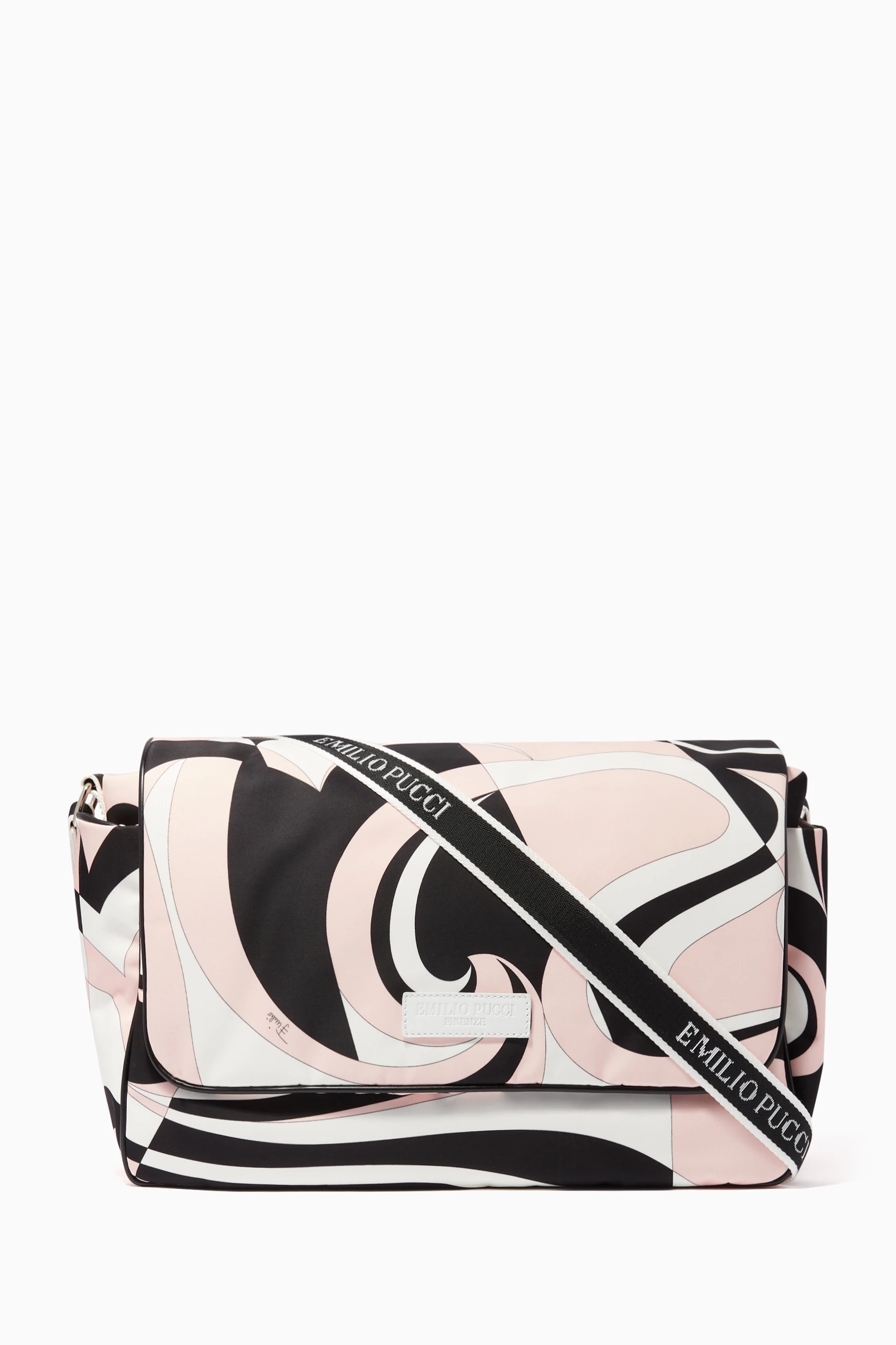 Buy Emilio Pucci Multicolour Fortuna Print Diaper Bag for Baby Girls in UAE Ounass