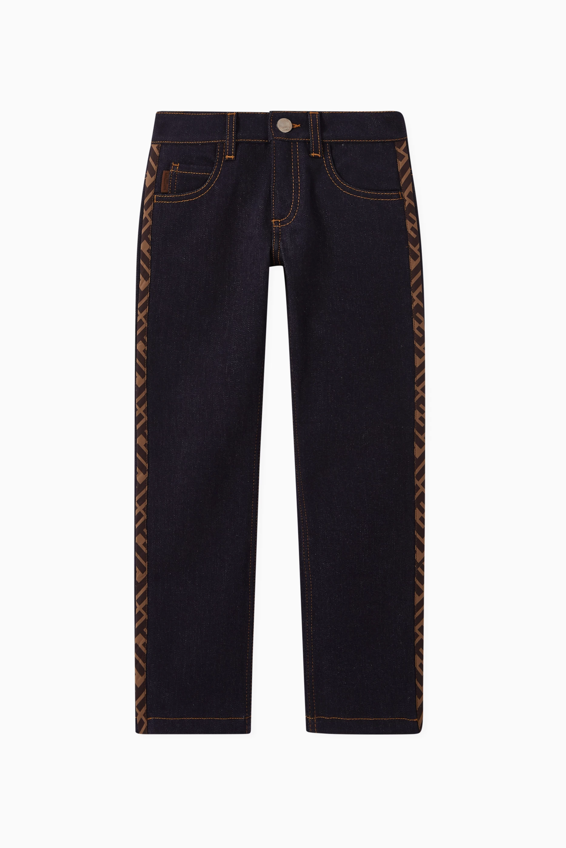 Fendi logo shop jeans womens