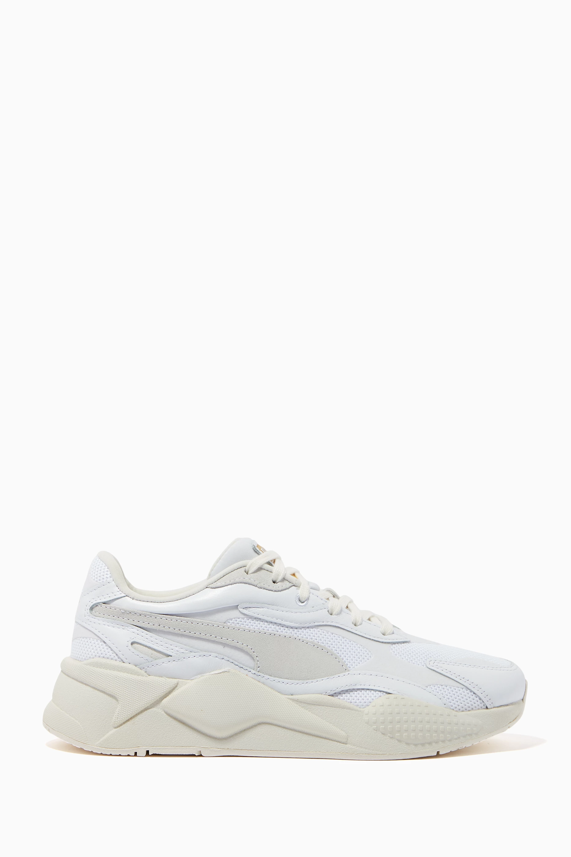 Buy Puma White RS X Luxe Sneakers in Leather for Women in UAE Ounass
