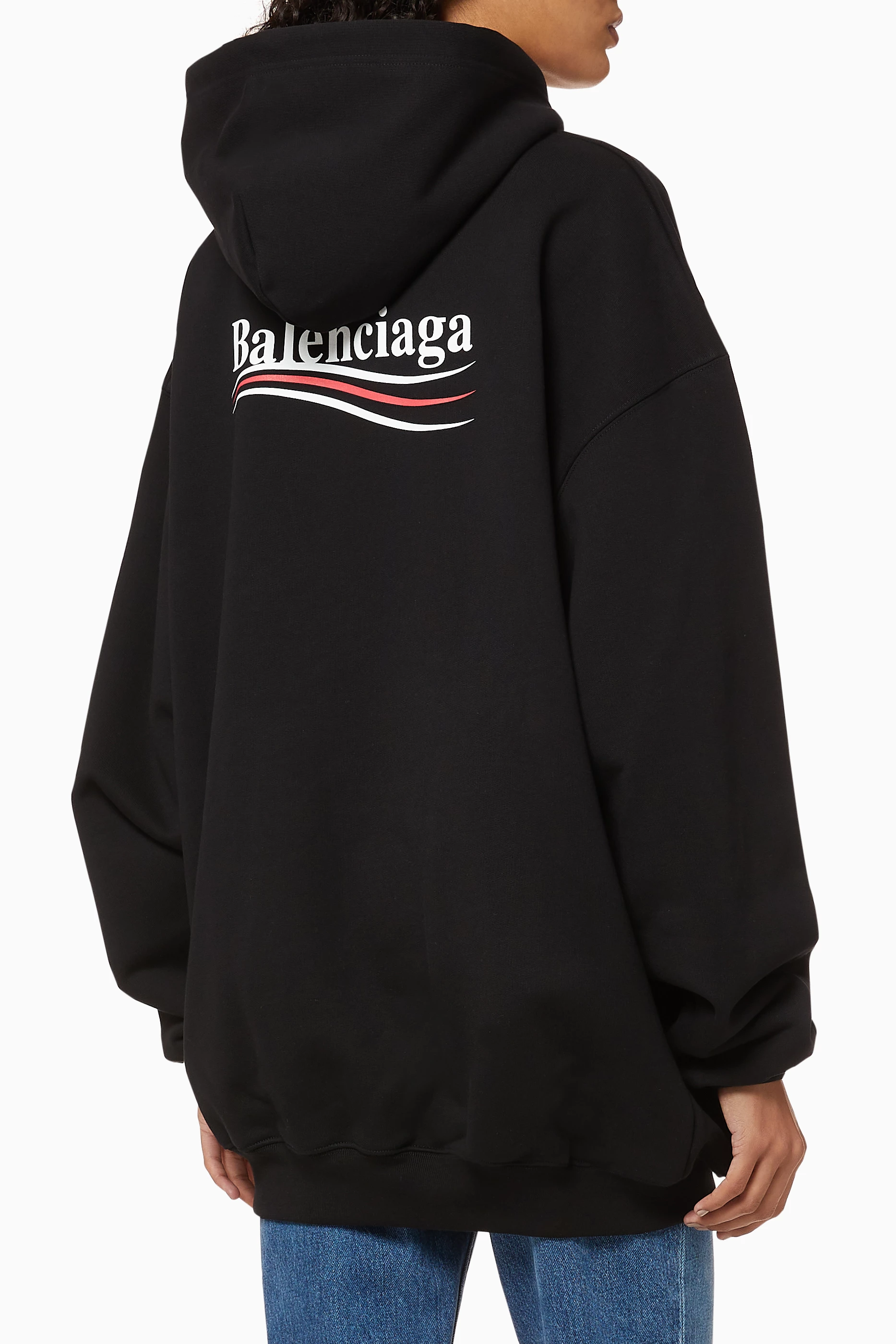 Balenciaga political top logo hoodie