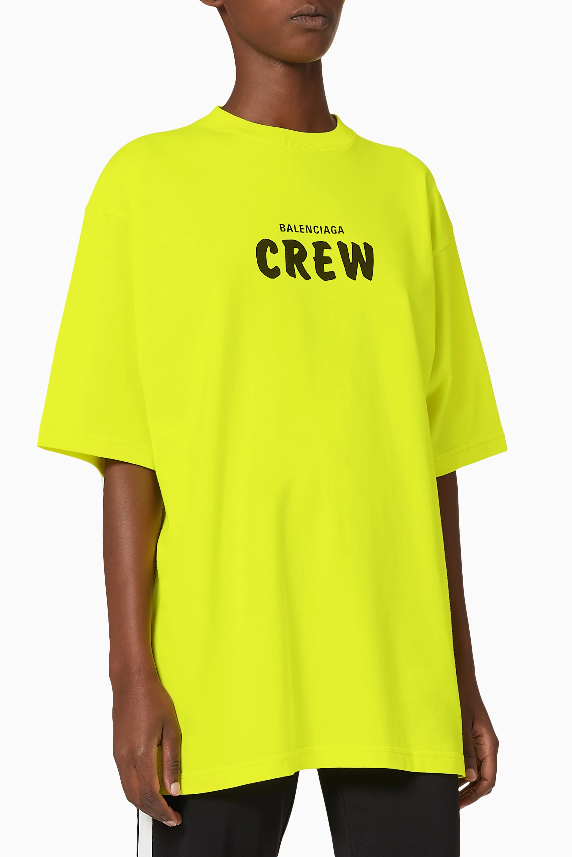 Balenciaga neon t sales shirt