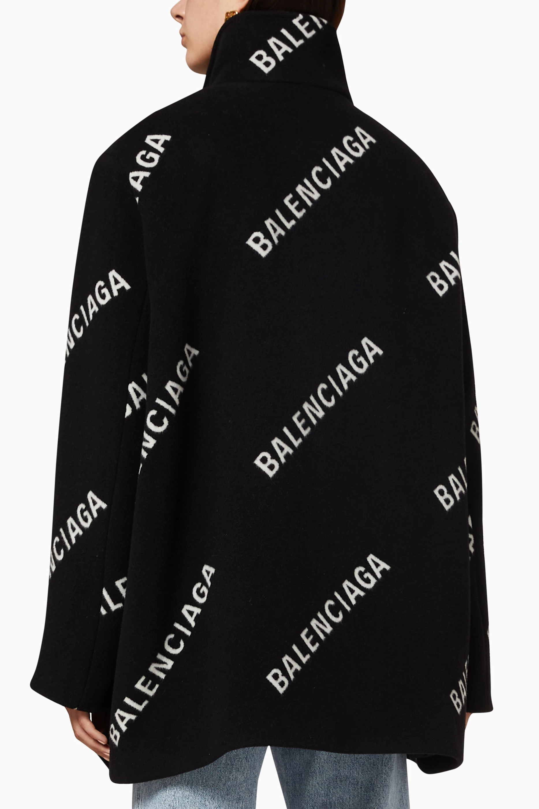 Balenciaga outlet wool jacket