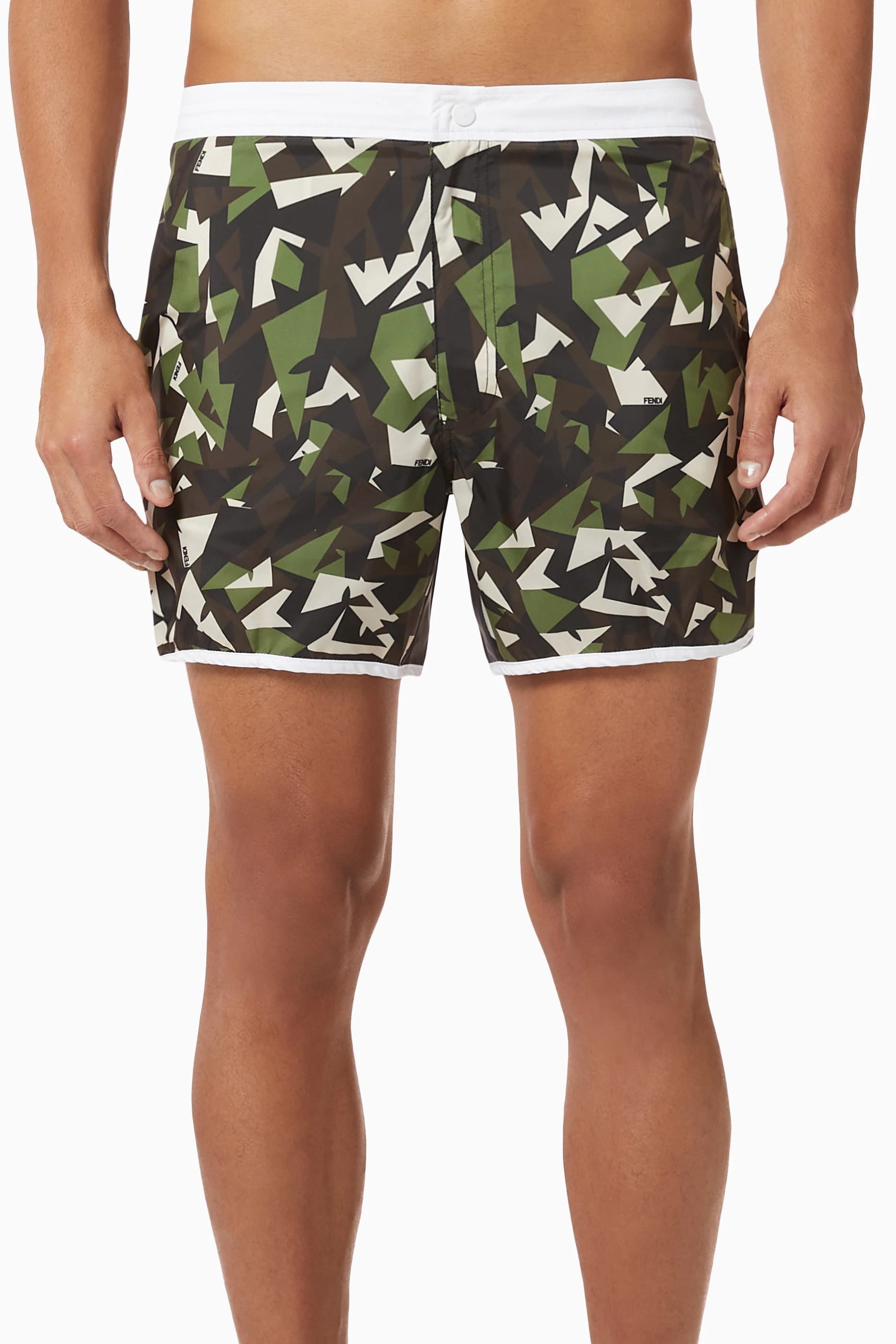 Camo swim shorts discount