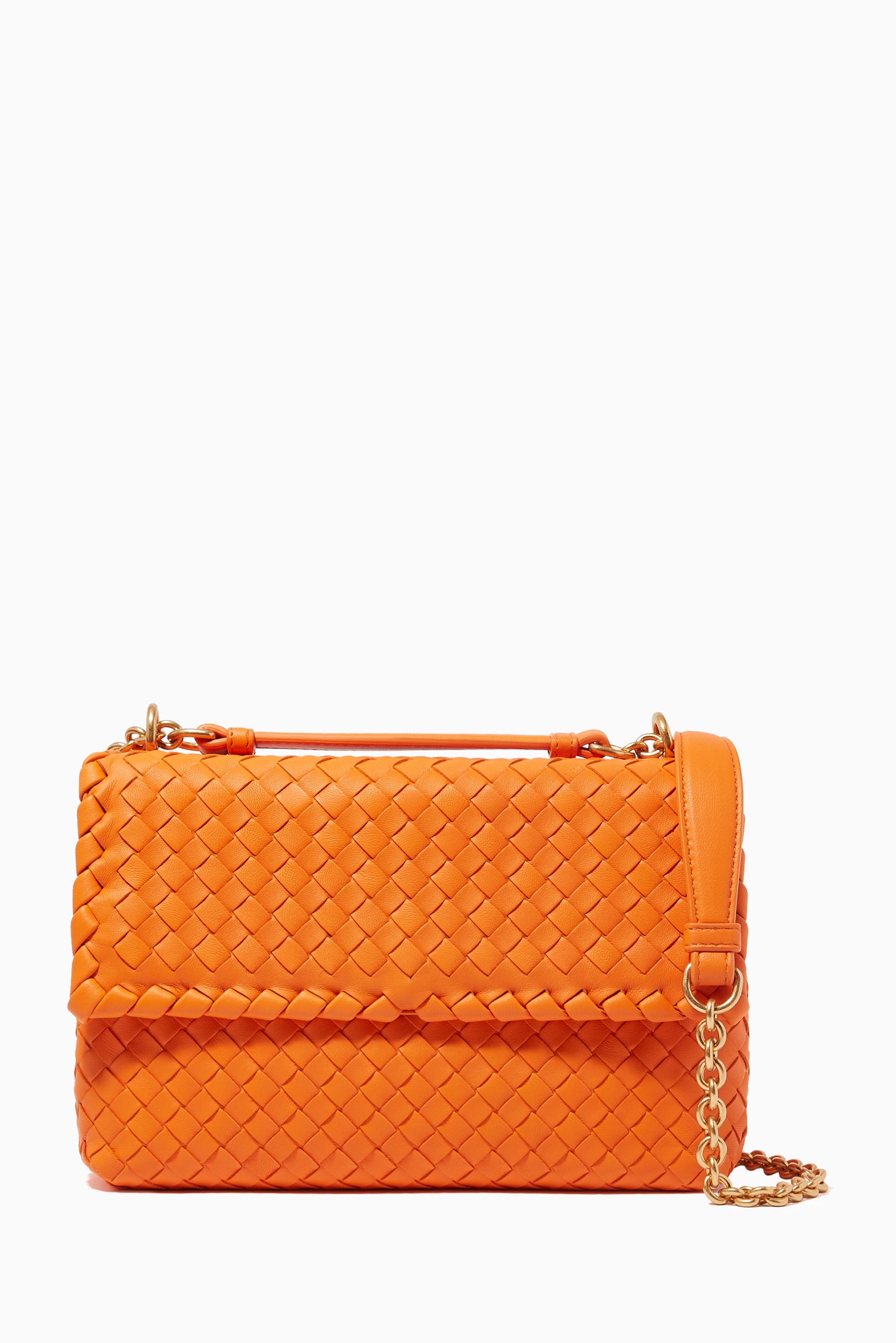 Orange bottega veneta bag shop
