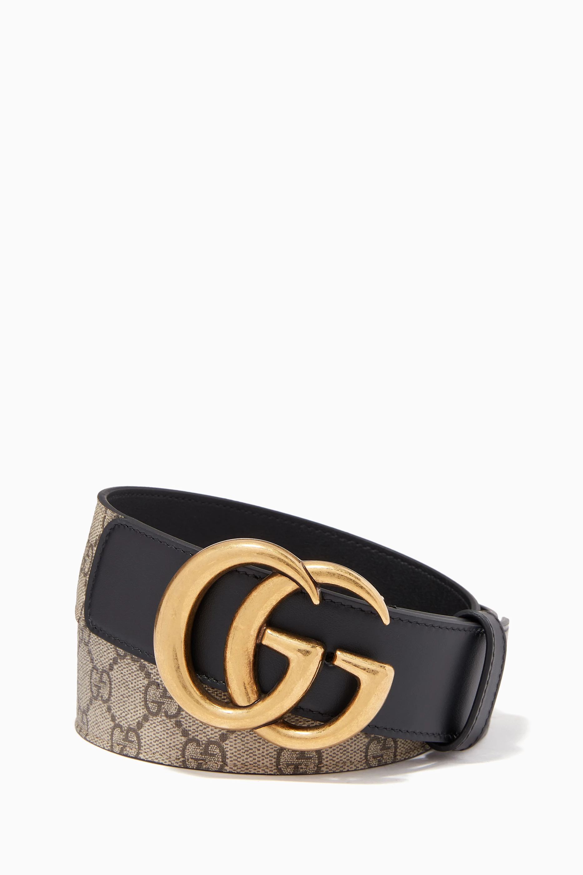 Gucci black new arrivals gold belt