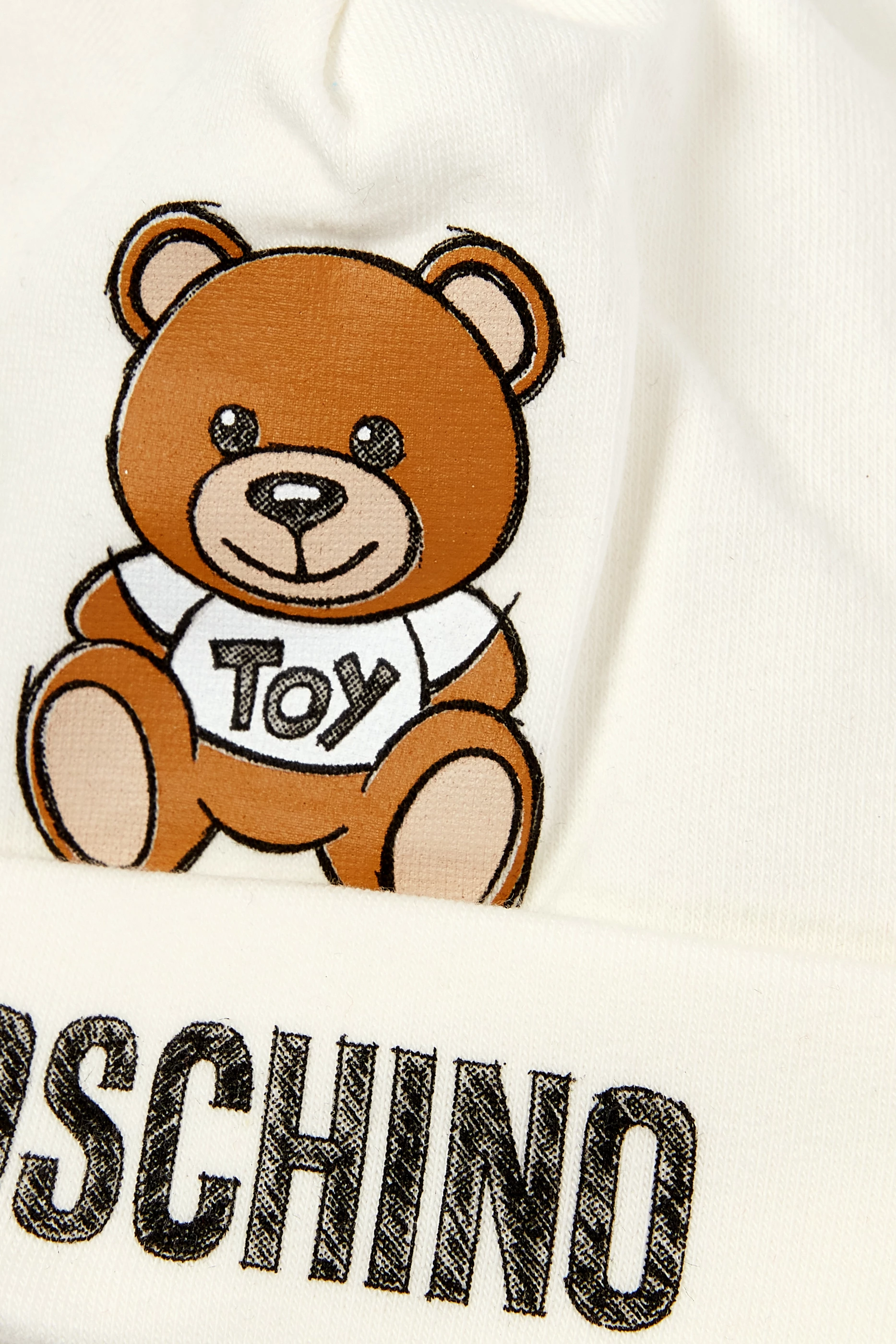 Buy Moschino White Bear Logo Hat for UNISEX in UAE Ounass