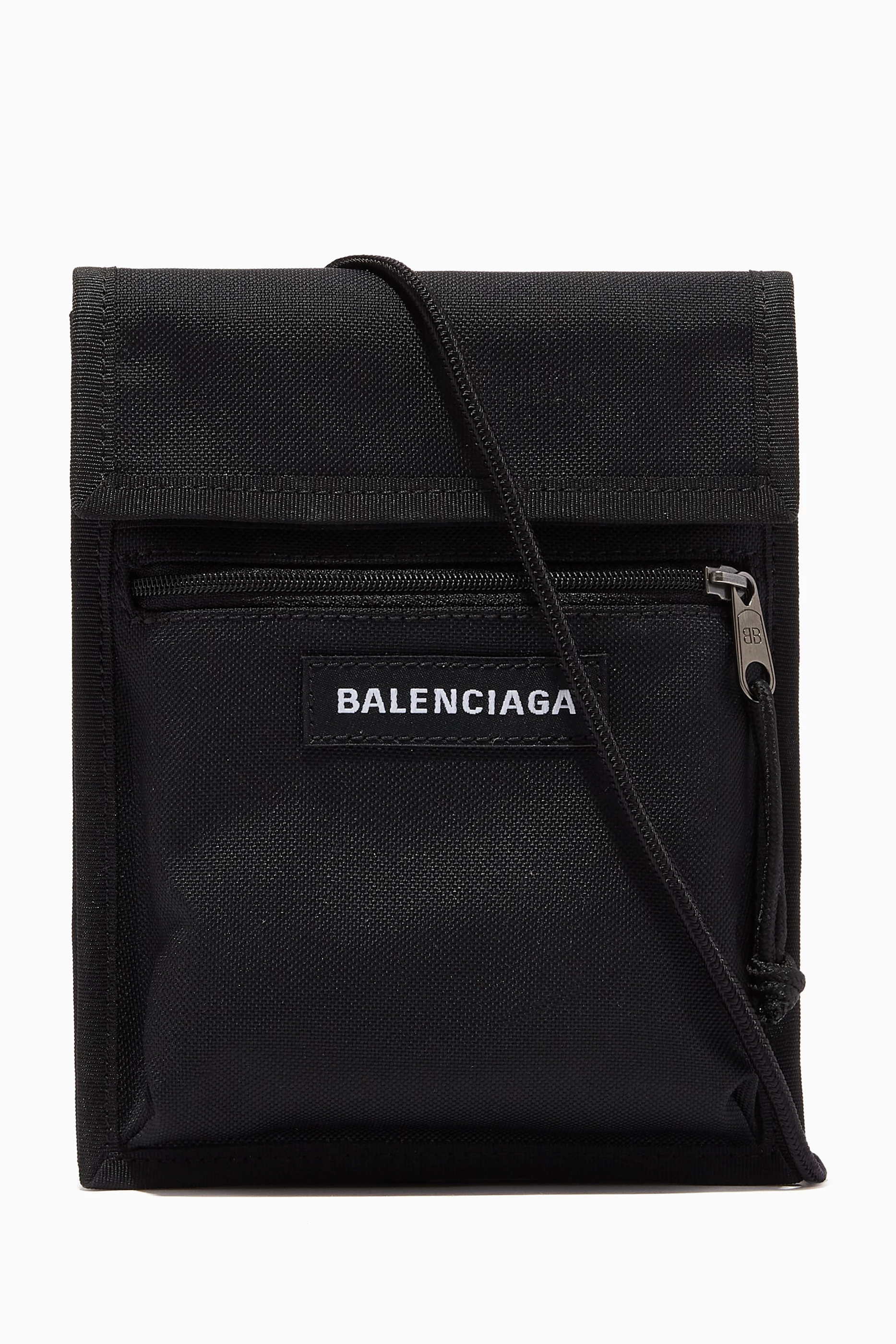 Balenciaga black explorer pouch store