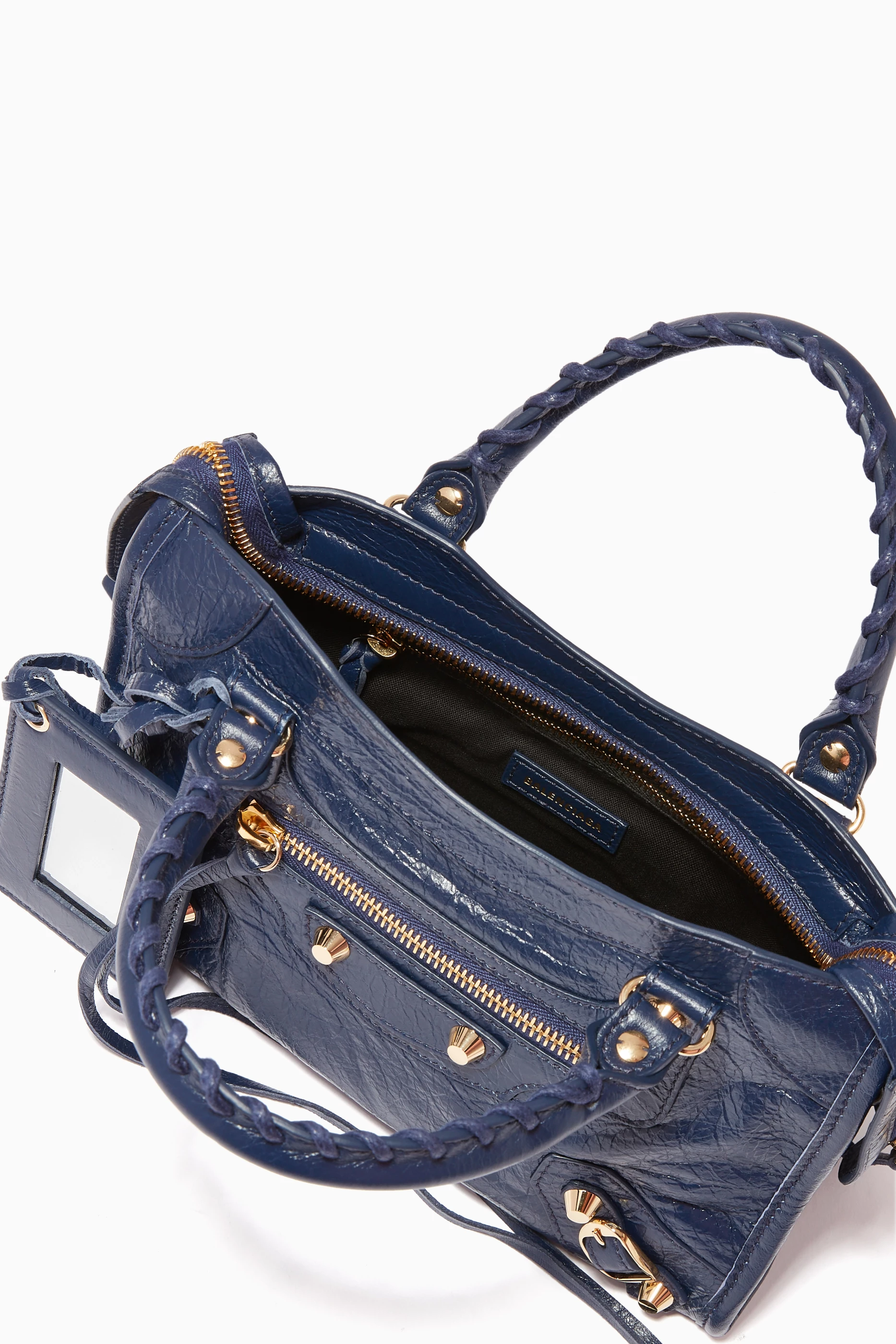 Balenciaga mini city bag blue discount