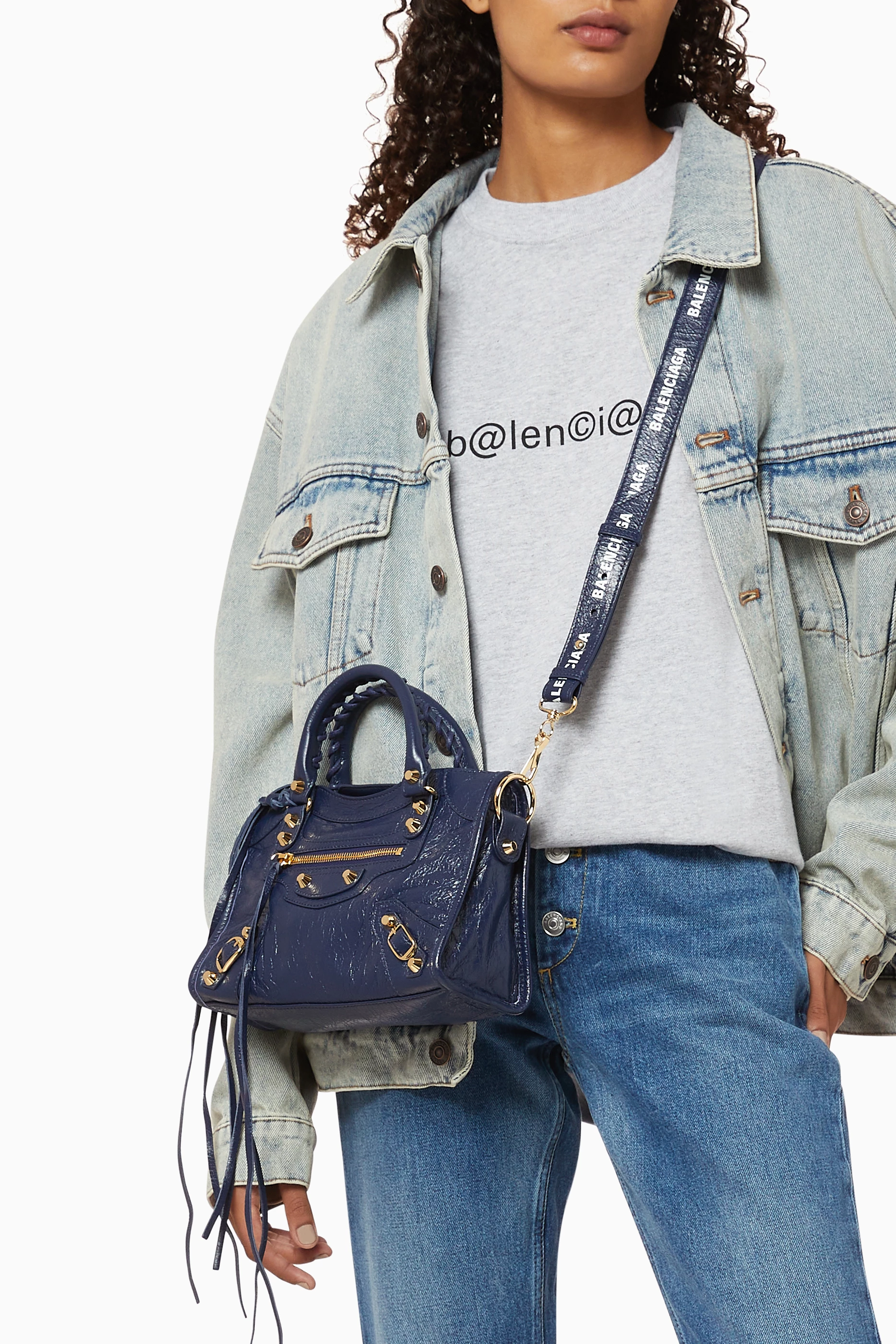 Balenciaga mini online blue
