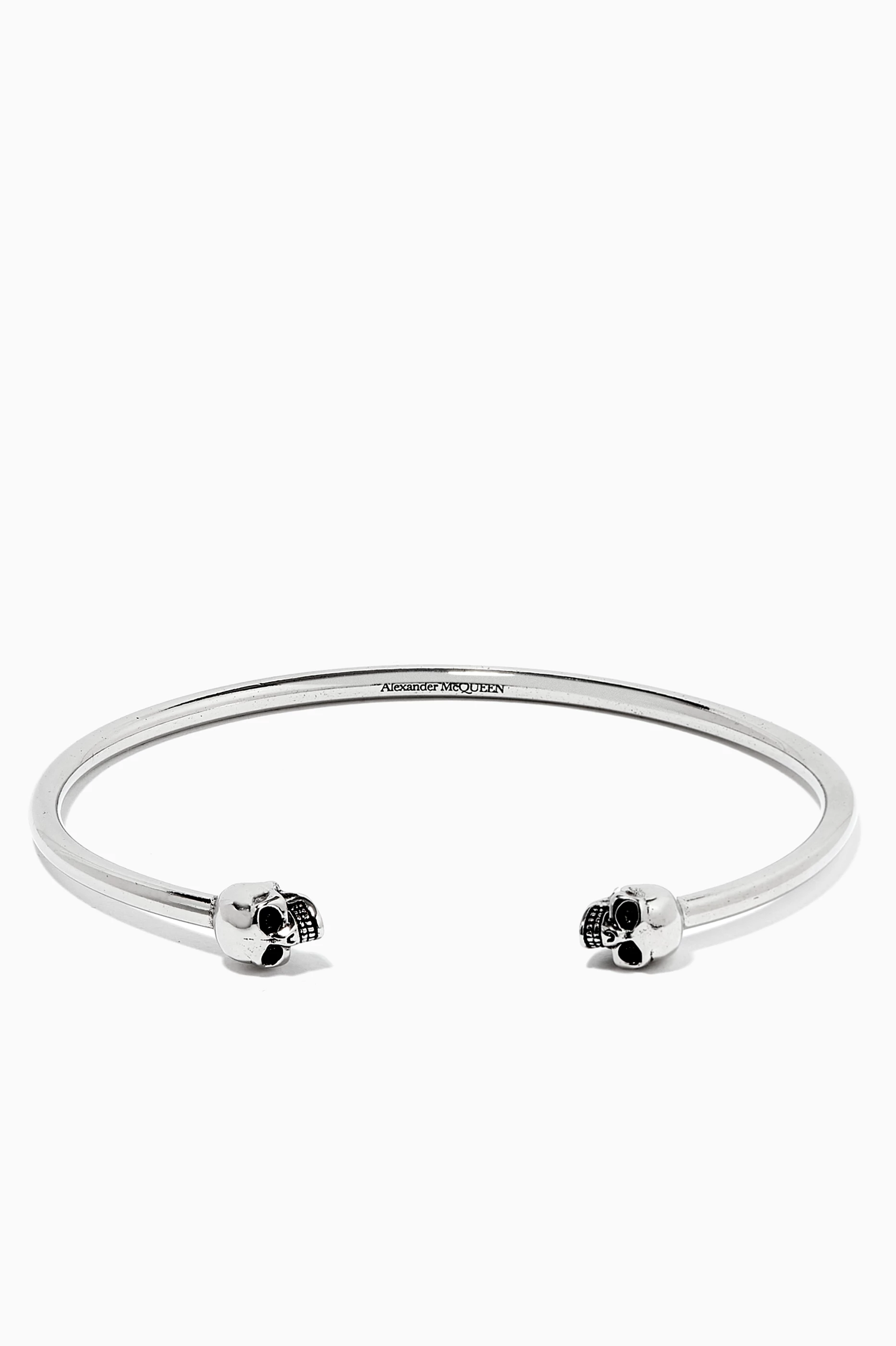 Alexander mcqueen thin twin skull bracelet top