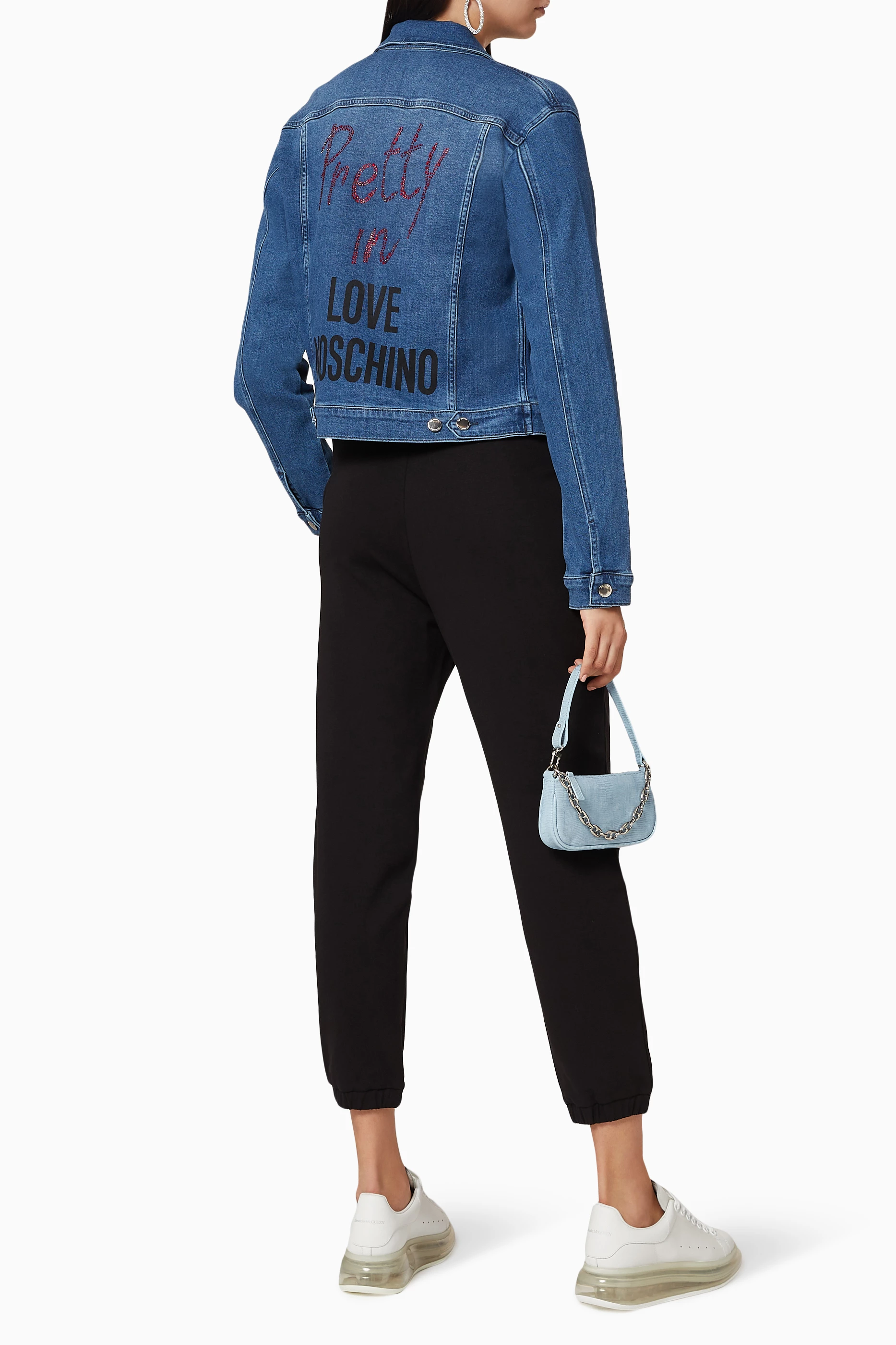 Love moschino denim jacket clearance