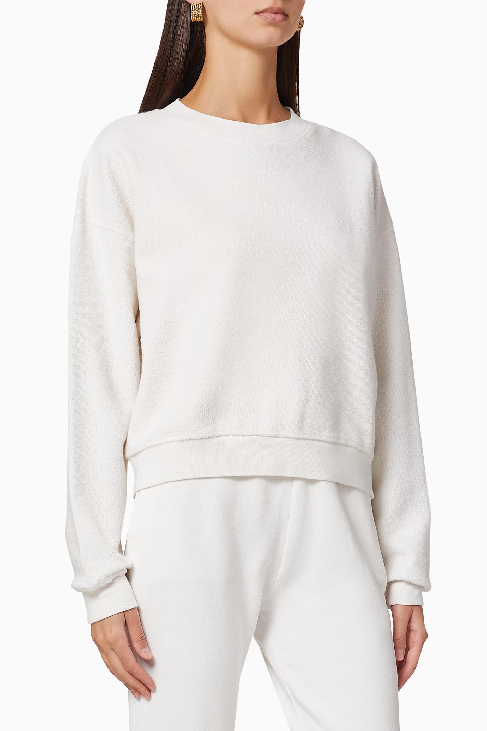 Buy ANINE BING Neutral Reed Sweatshirt for Women in UAE Ounass