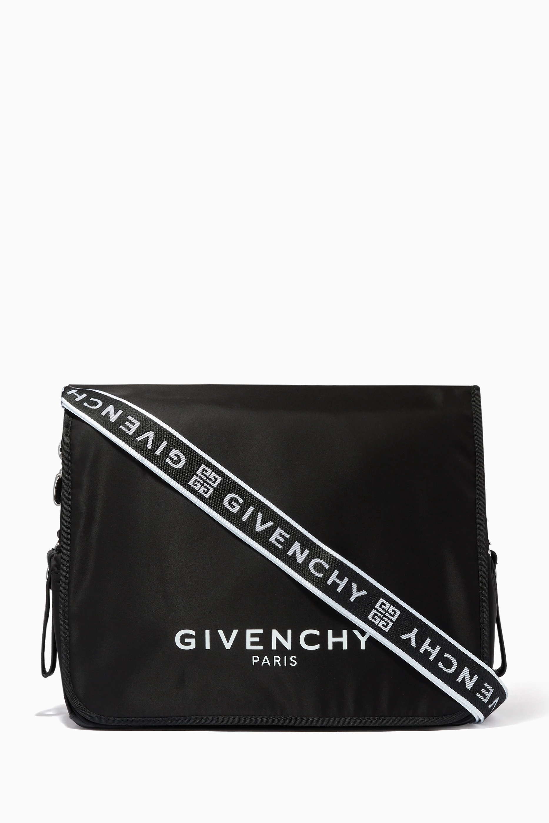 Buy Givenchy Black Logo Print Diaper Bag for Baby Girls in UAE