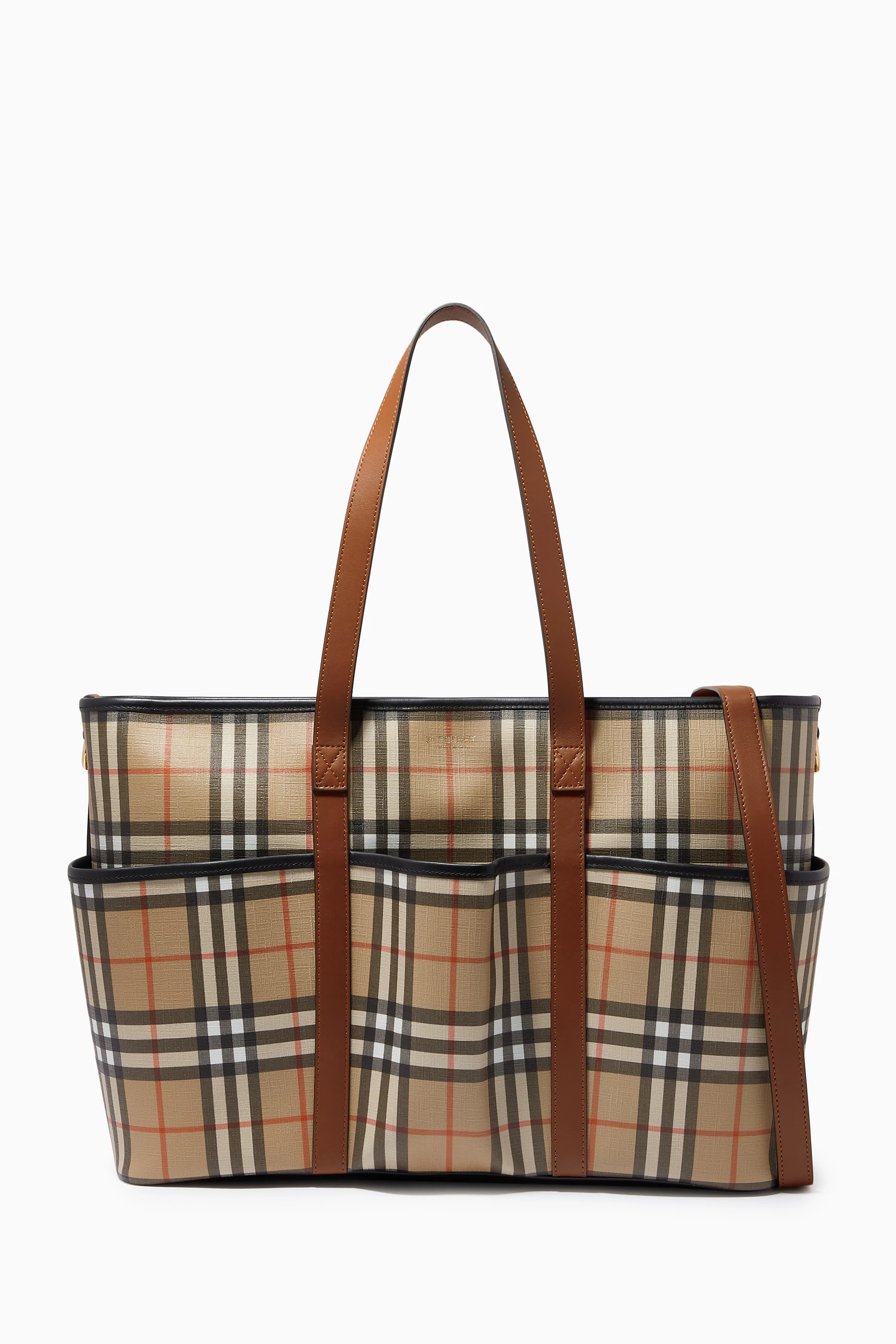 Burberry parker check diaper tote bag store