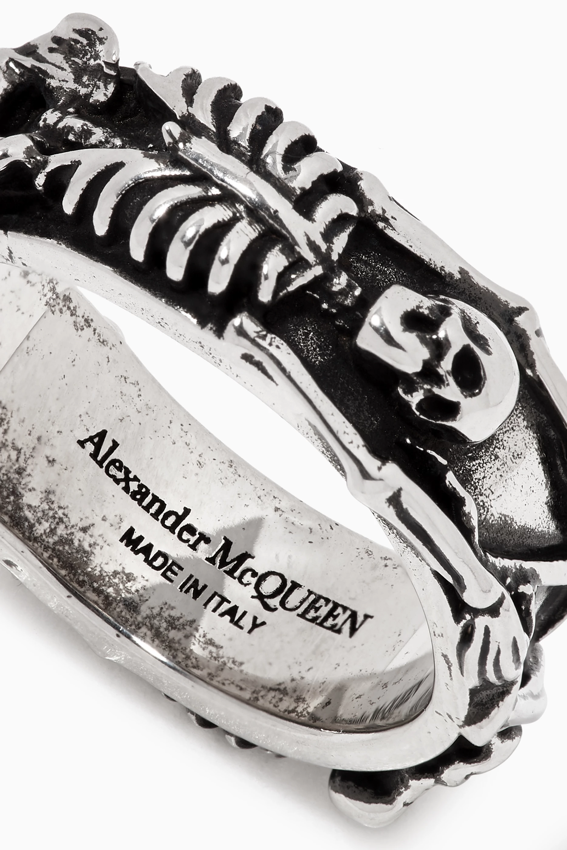 Alexander mcqueen dancing skeleton deals ring