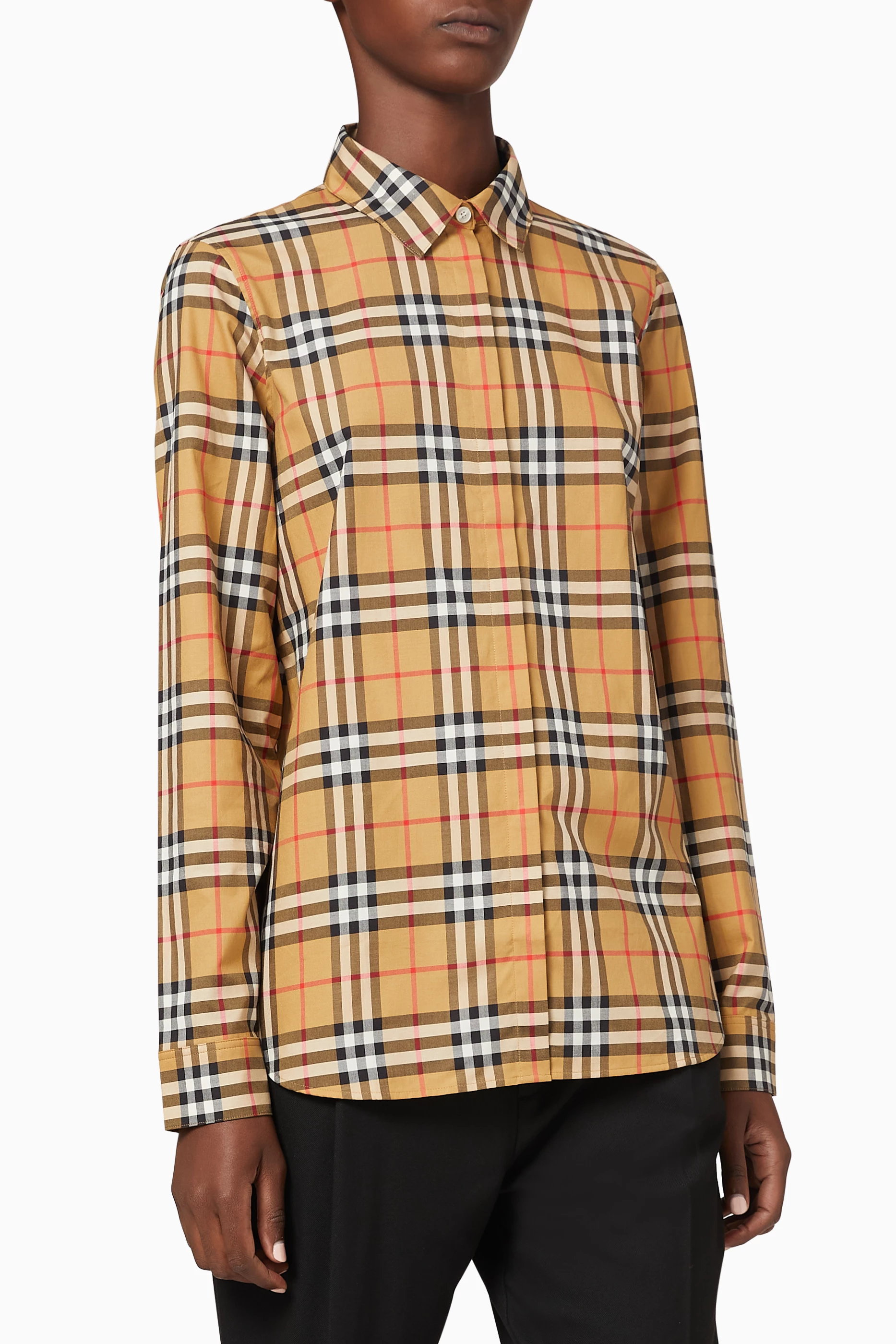 Burberry vintage discount check cotton shirt