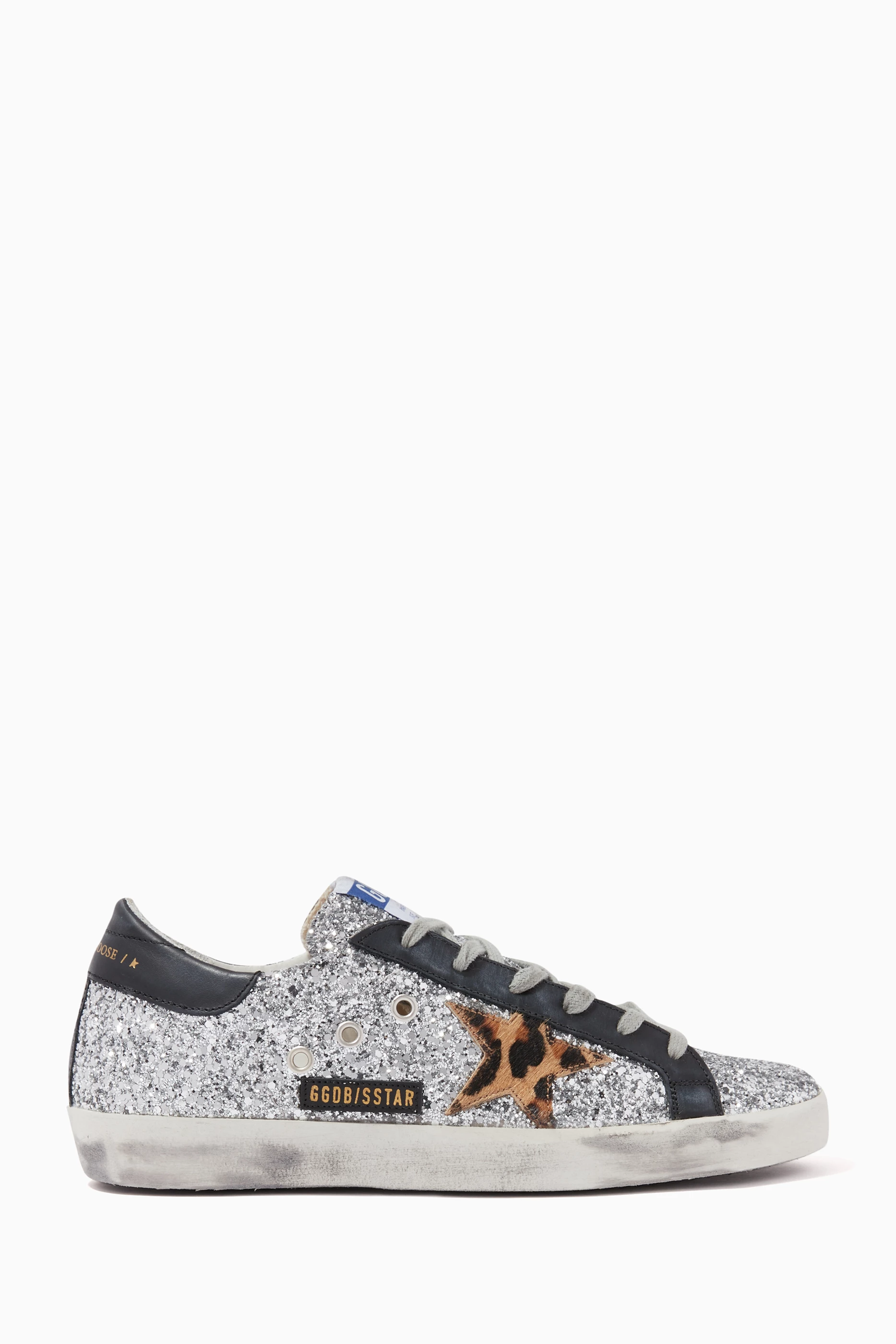 Golden goose glitter leopard sales