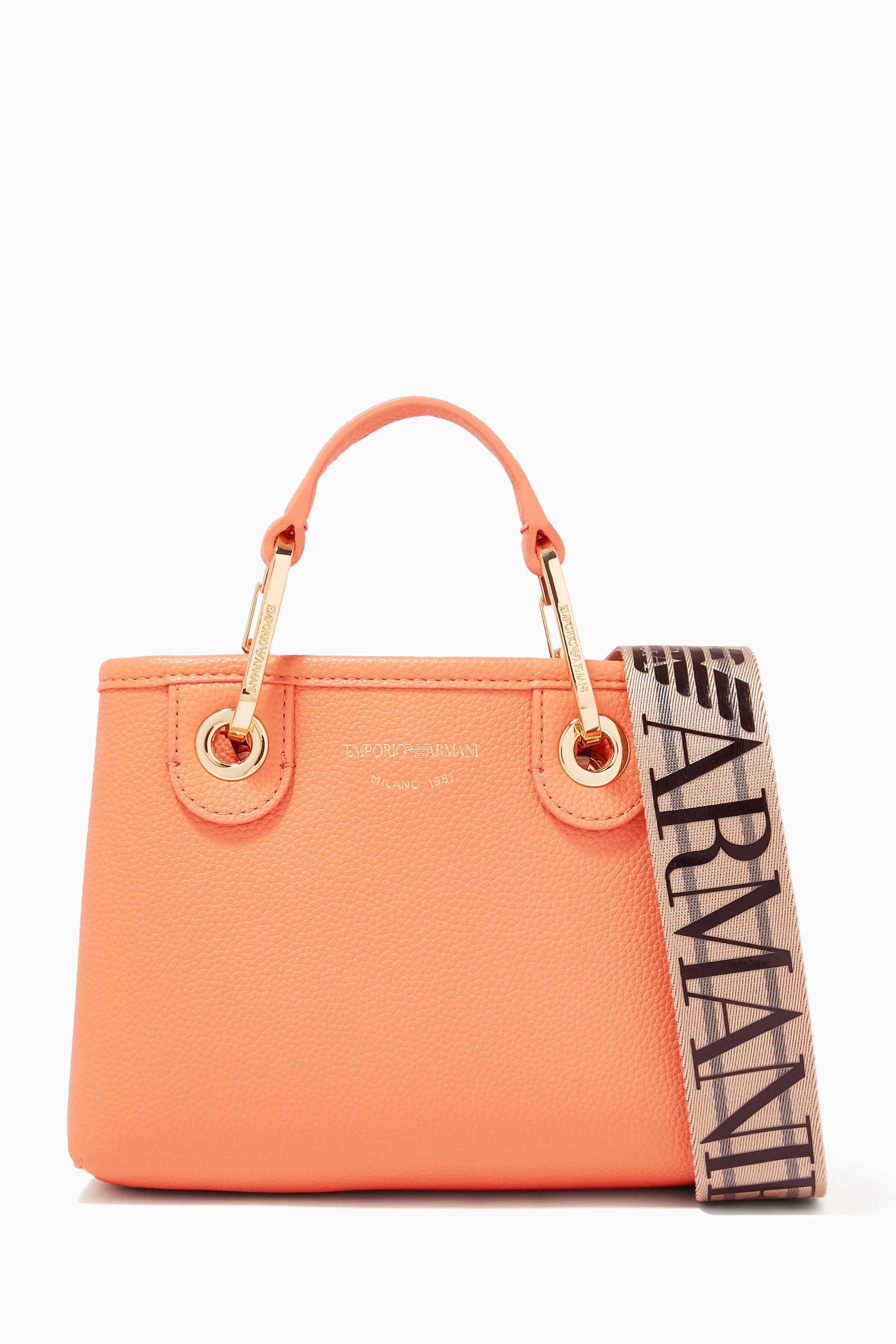 Orange handbag top