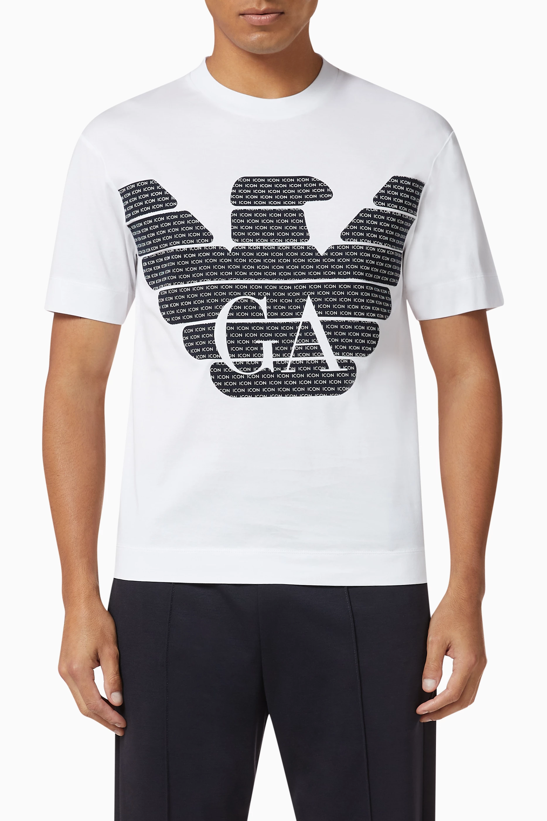Armani jeans store t shirt white