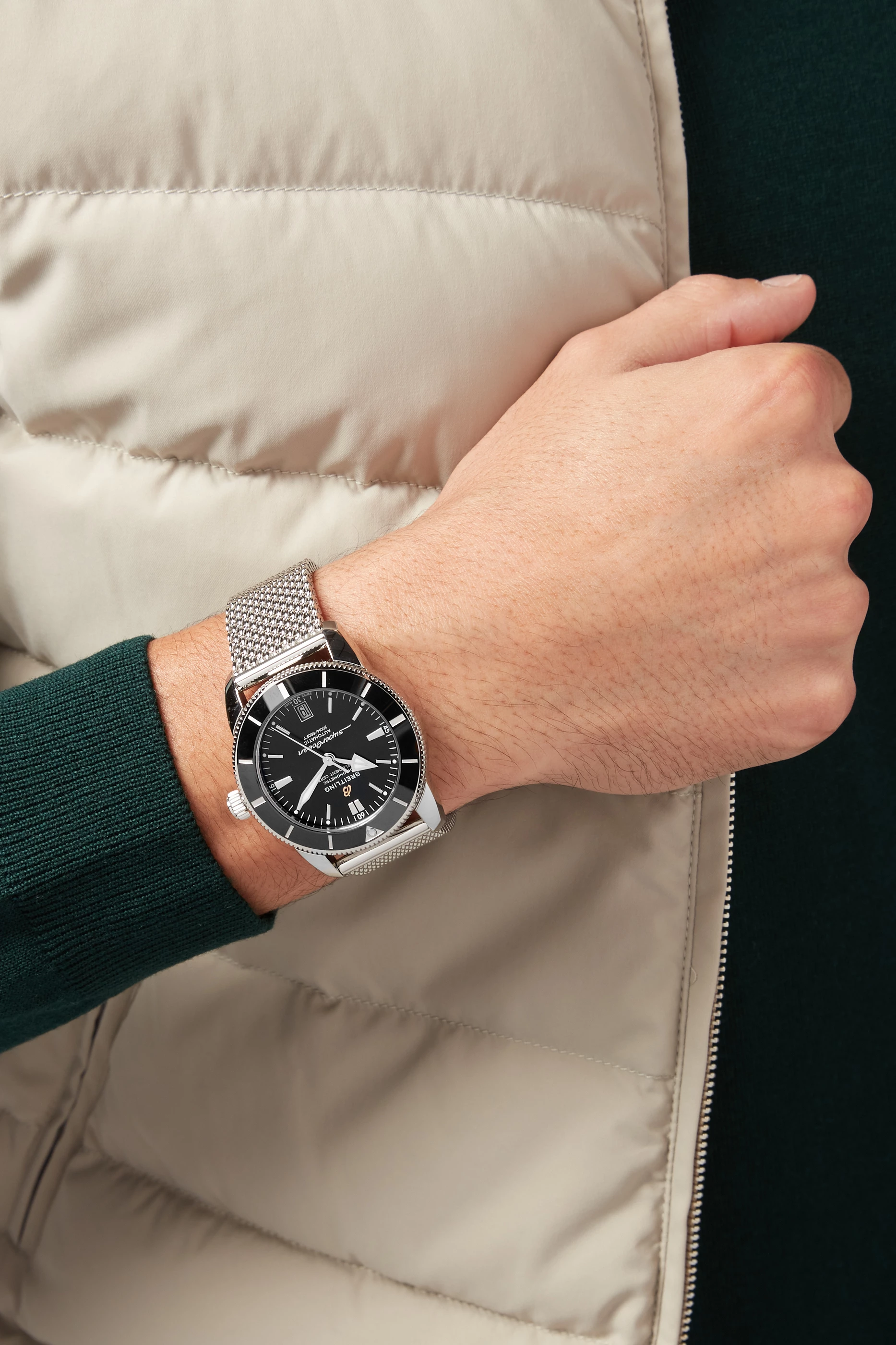 Breitling superocean heritage best sale ii on wrist