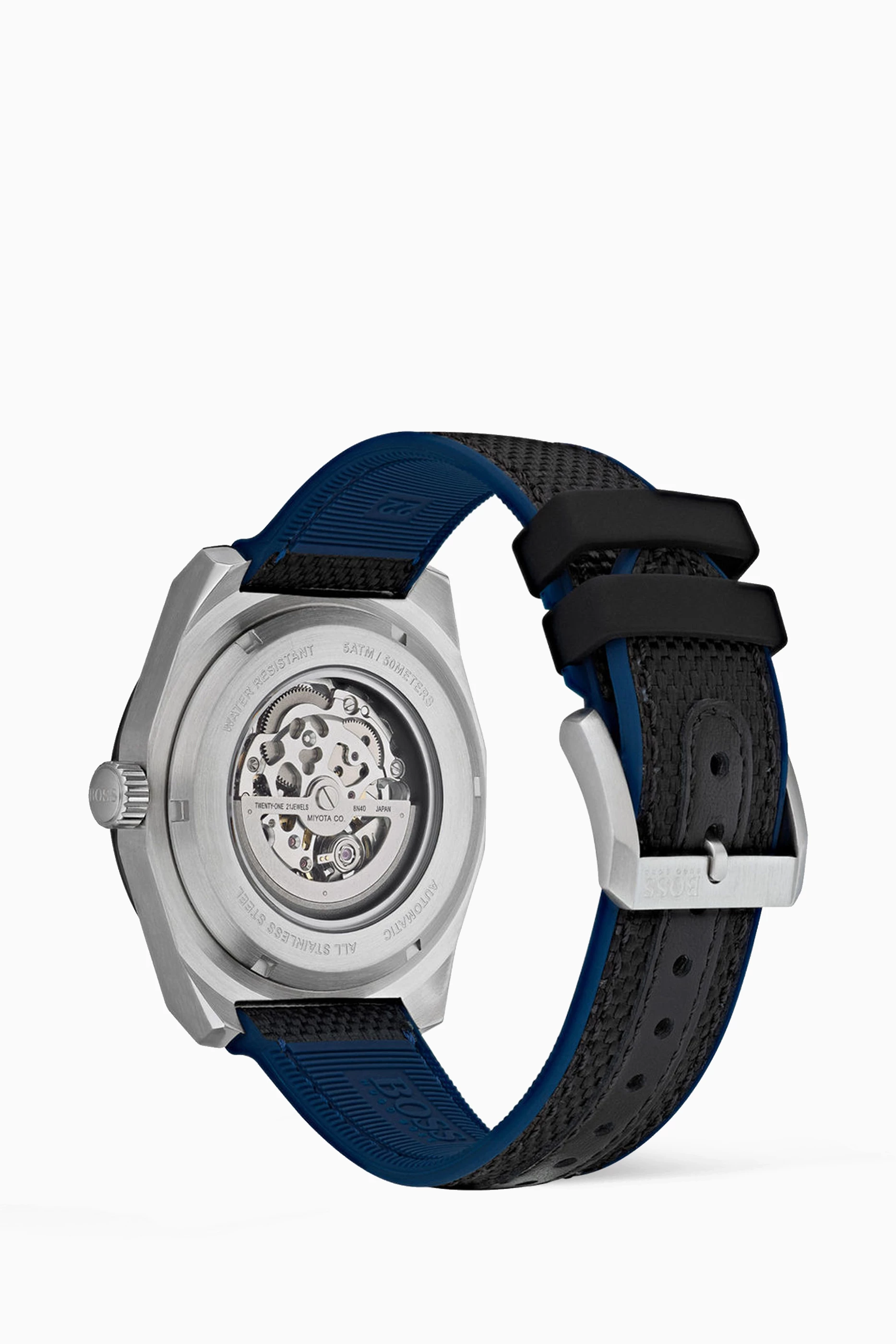 Buy BOSS Black Skeleton Automatic Watch for Men in UAE Ounass