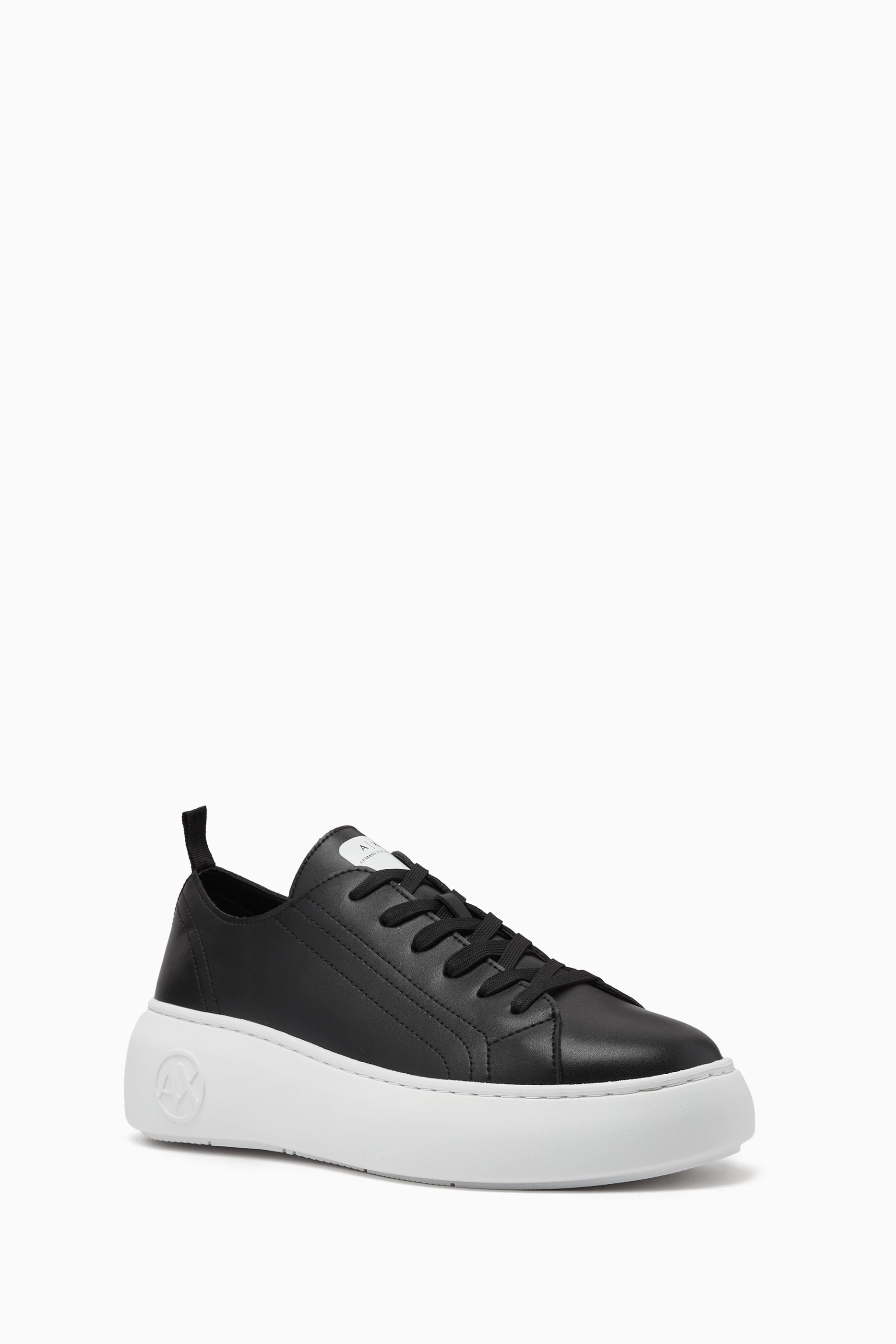 Armani exchange 2024 sneakers black