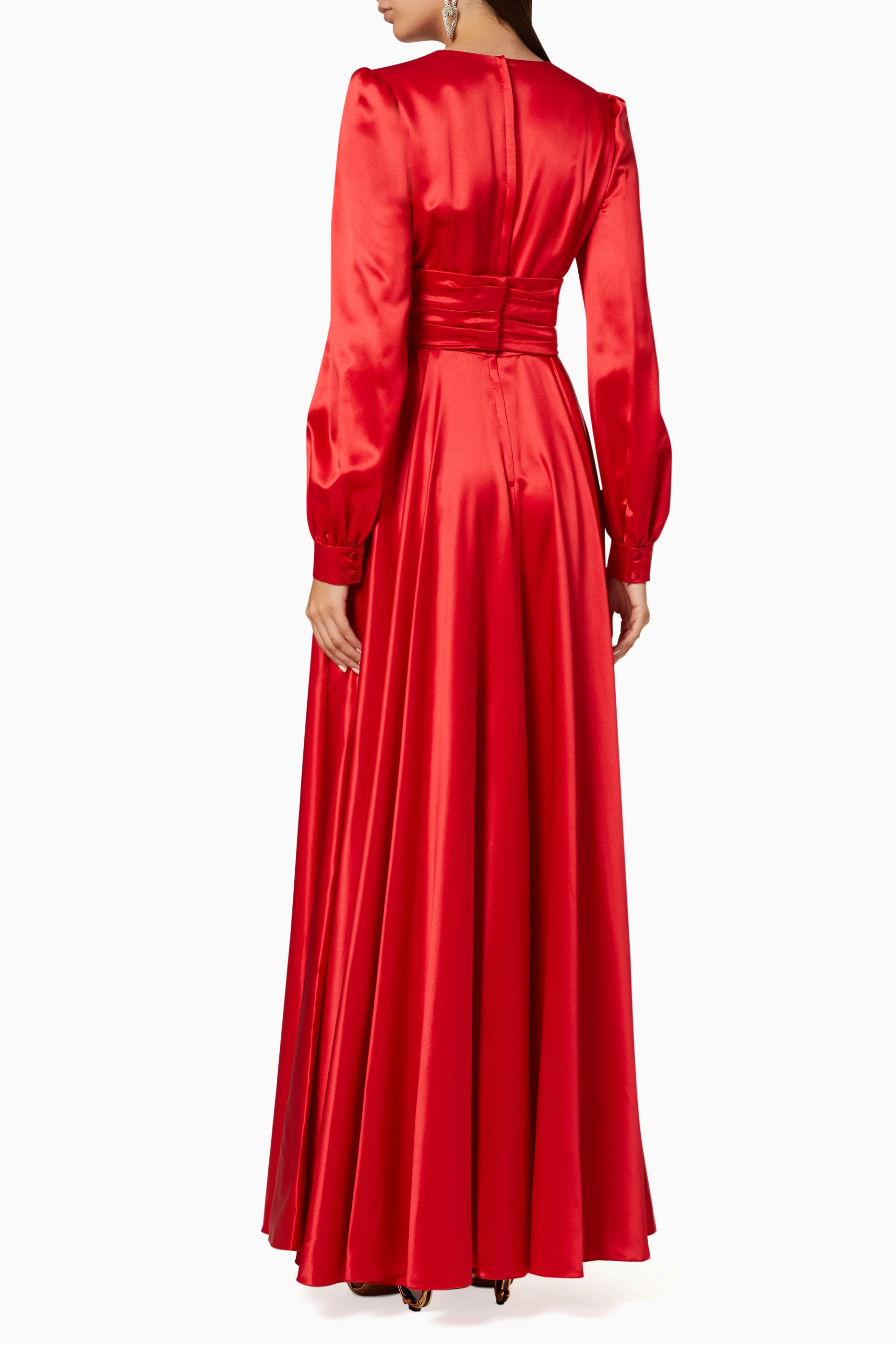 Silk gown dress sale