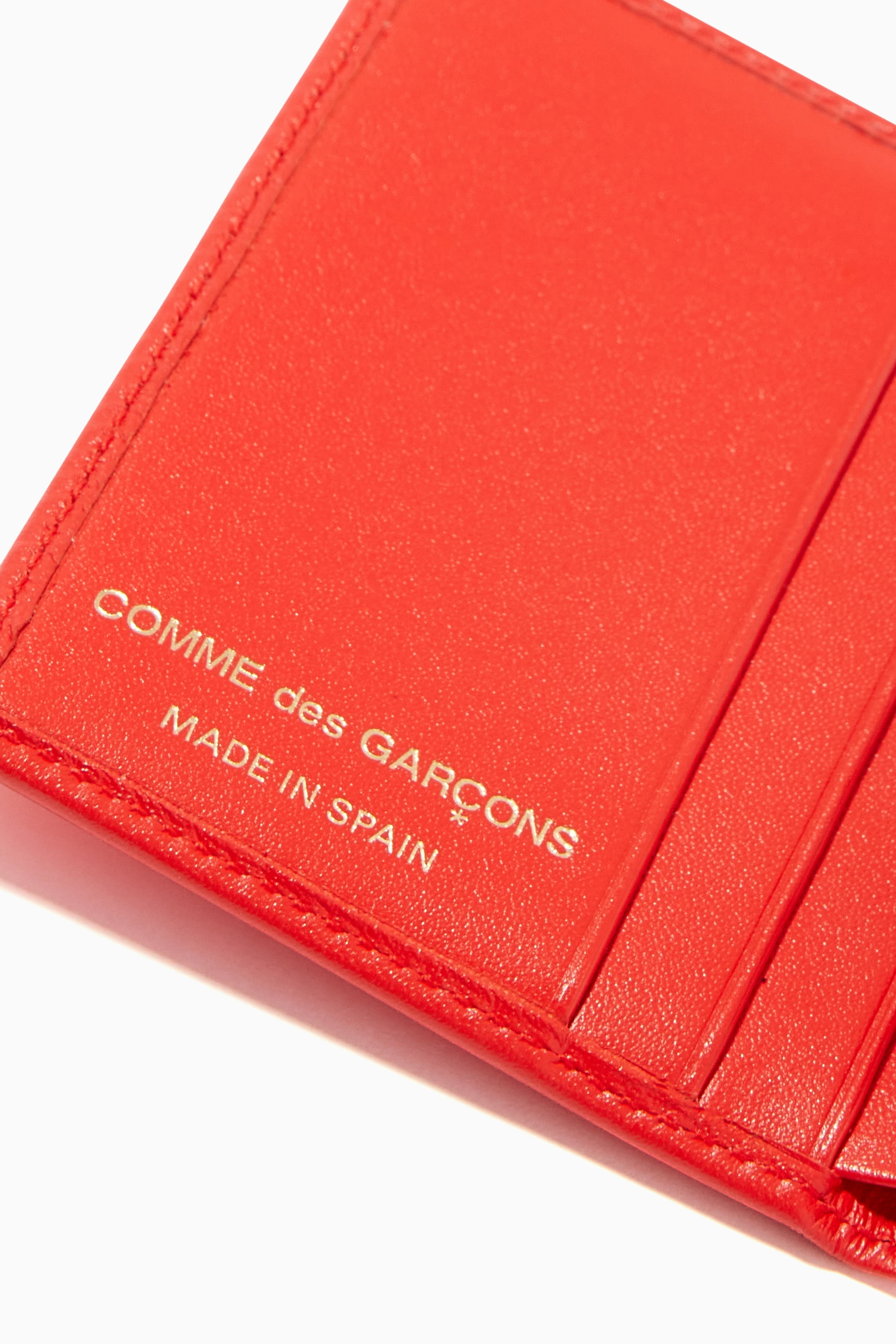 Buy Comme Des Gar ons Wallet Orange Classic Wallet in Leather for