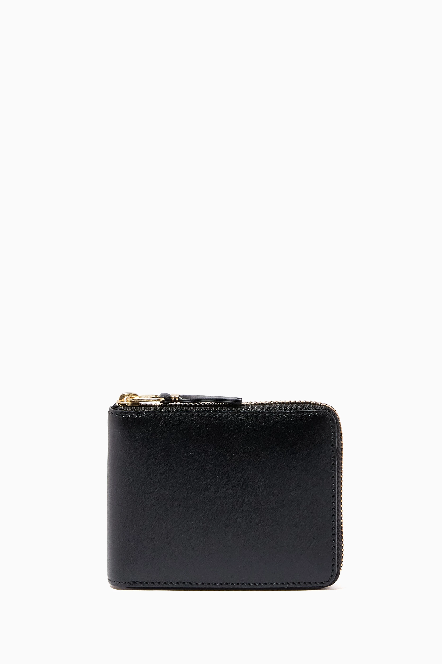 Comme des garcons sales zip around wallet grey