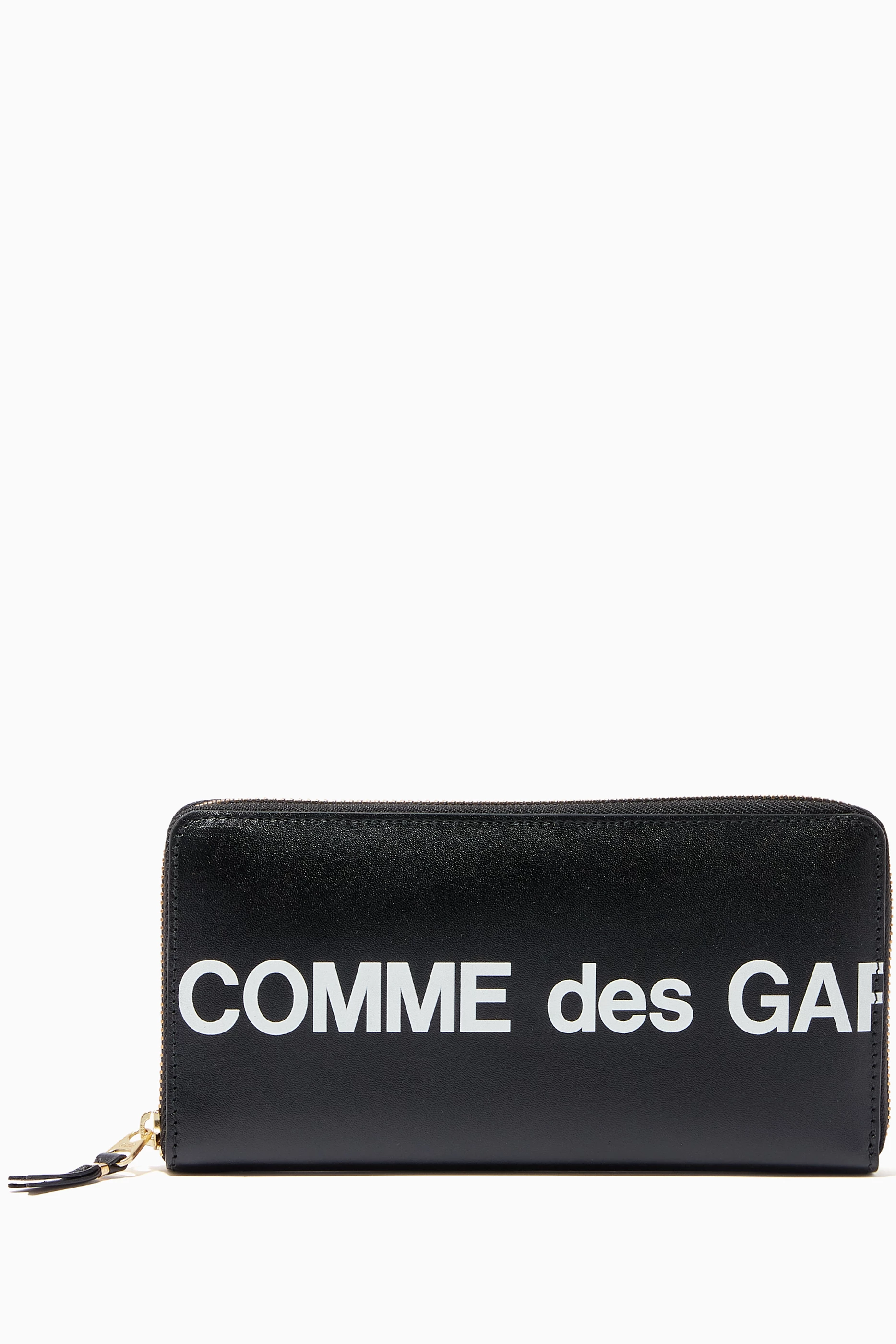Buy Comme Des Gar ons Wallet Black Huge Logo Long Wallet in