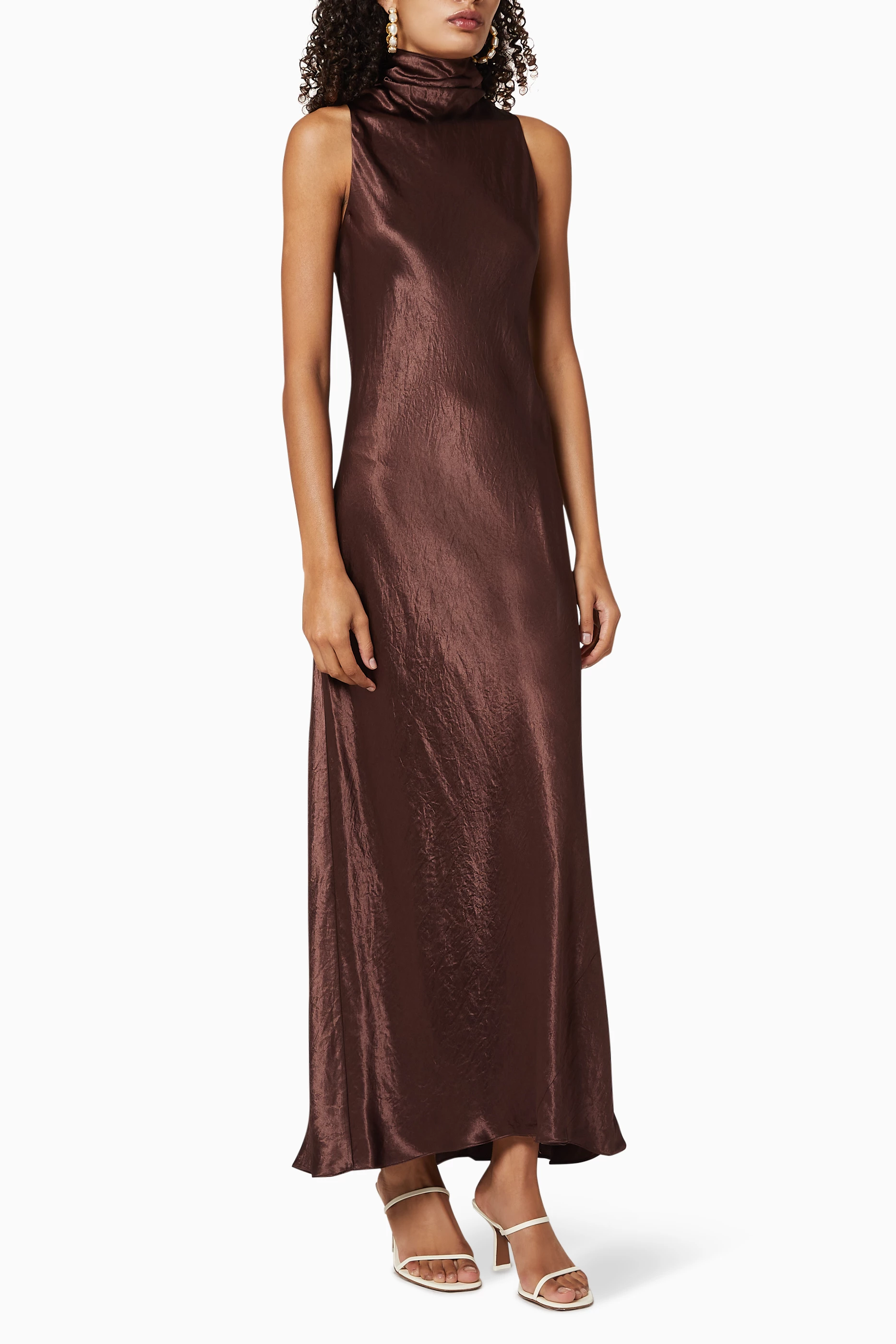 Vince sleeveless turtleneck dress outlet