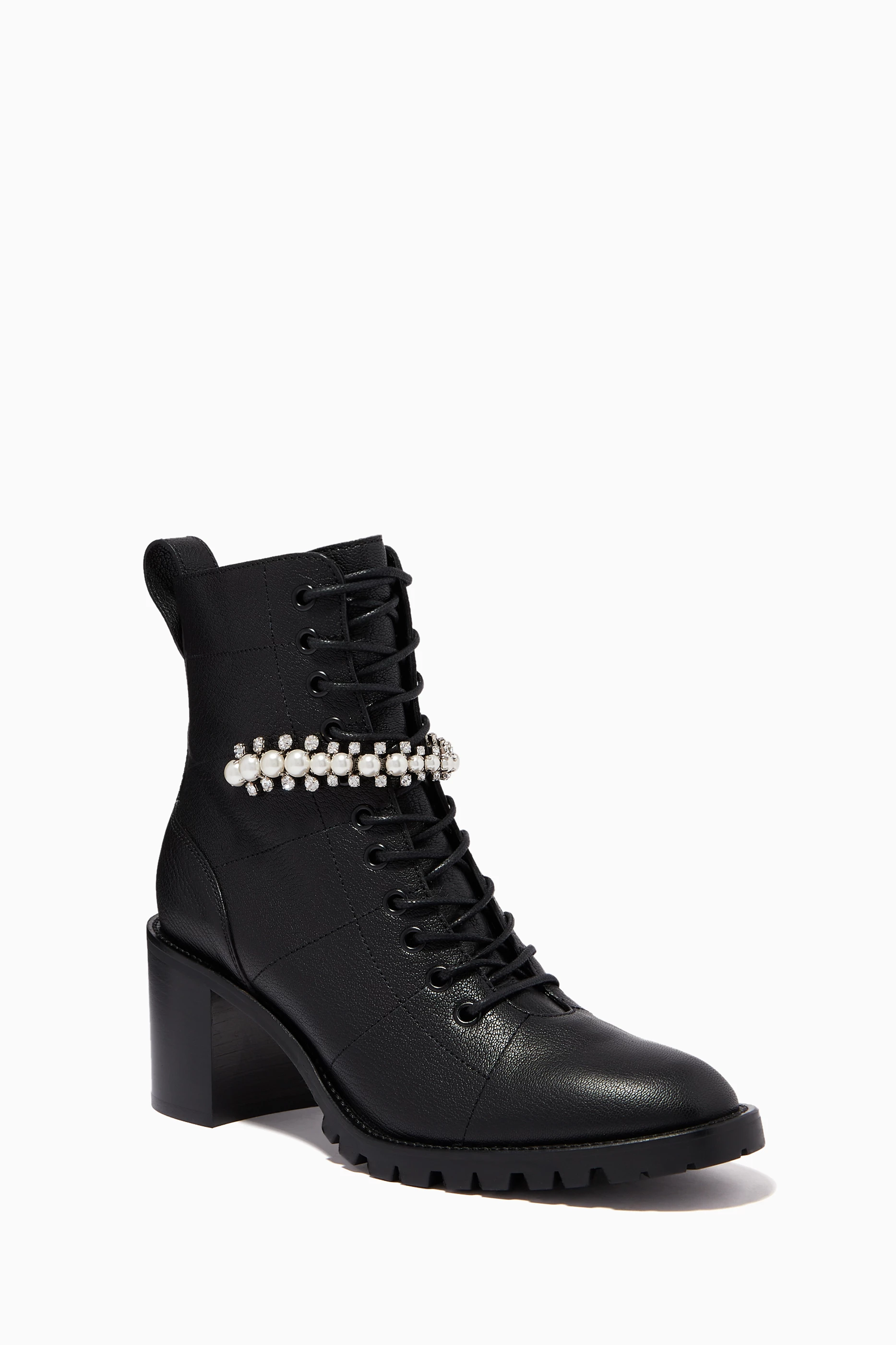 Jimmy choo cruz outlet combat boots