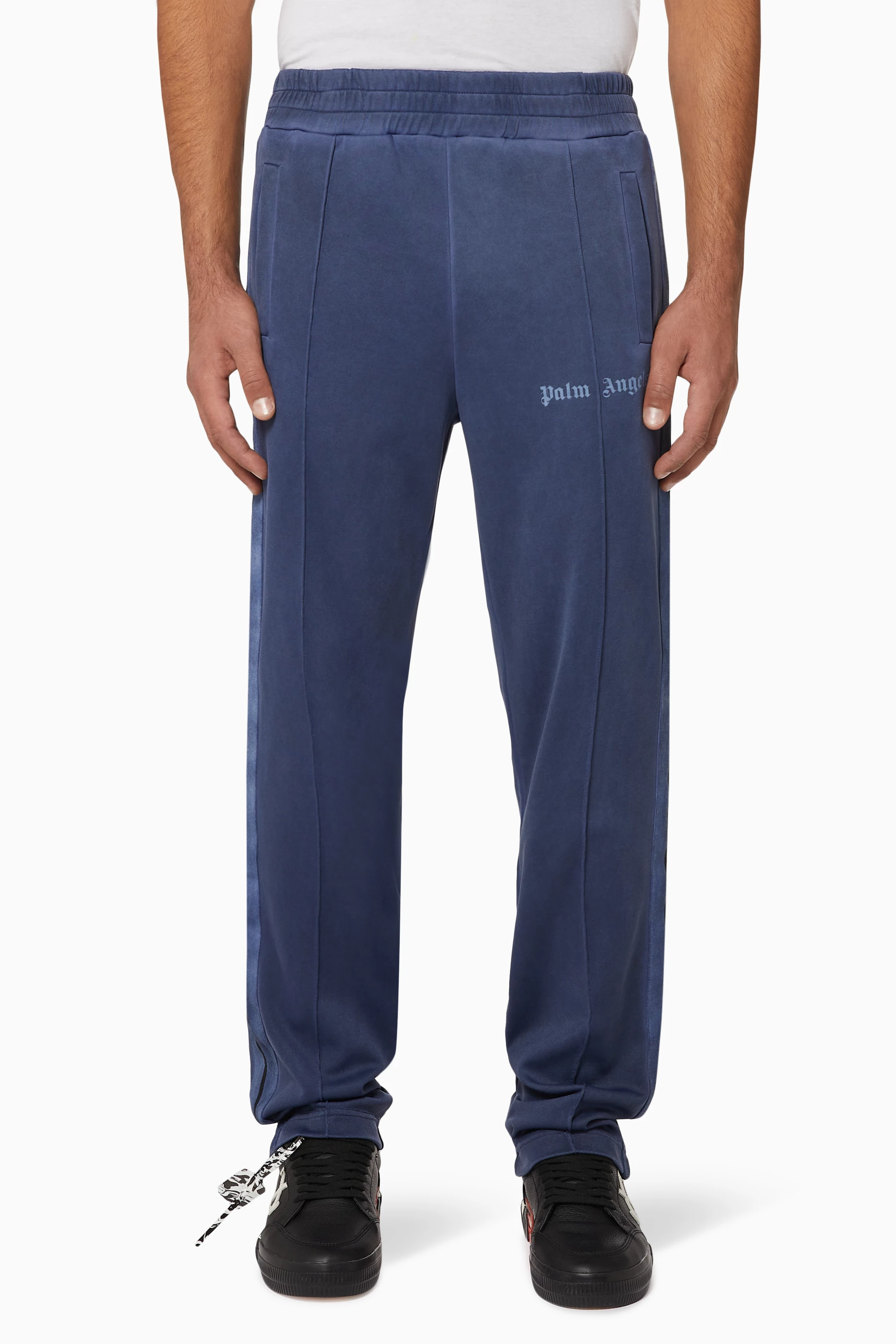 Palm angels best sale blue track pants