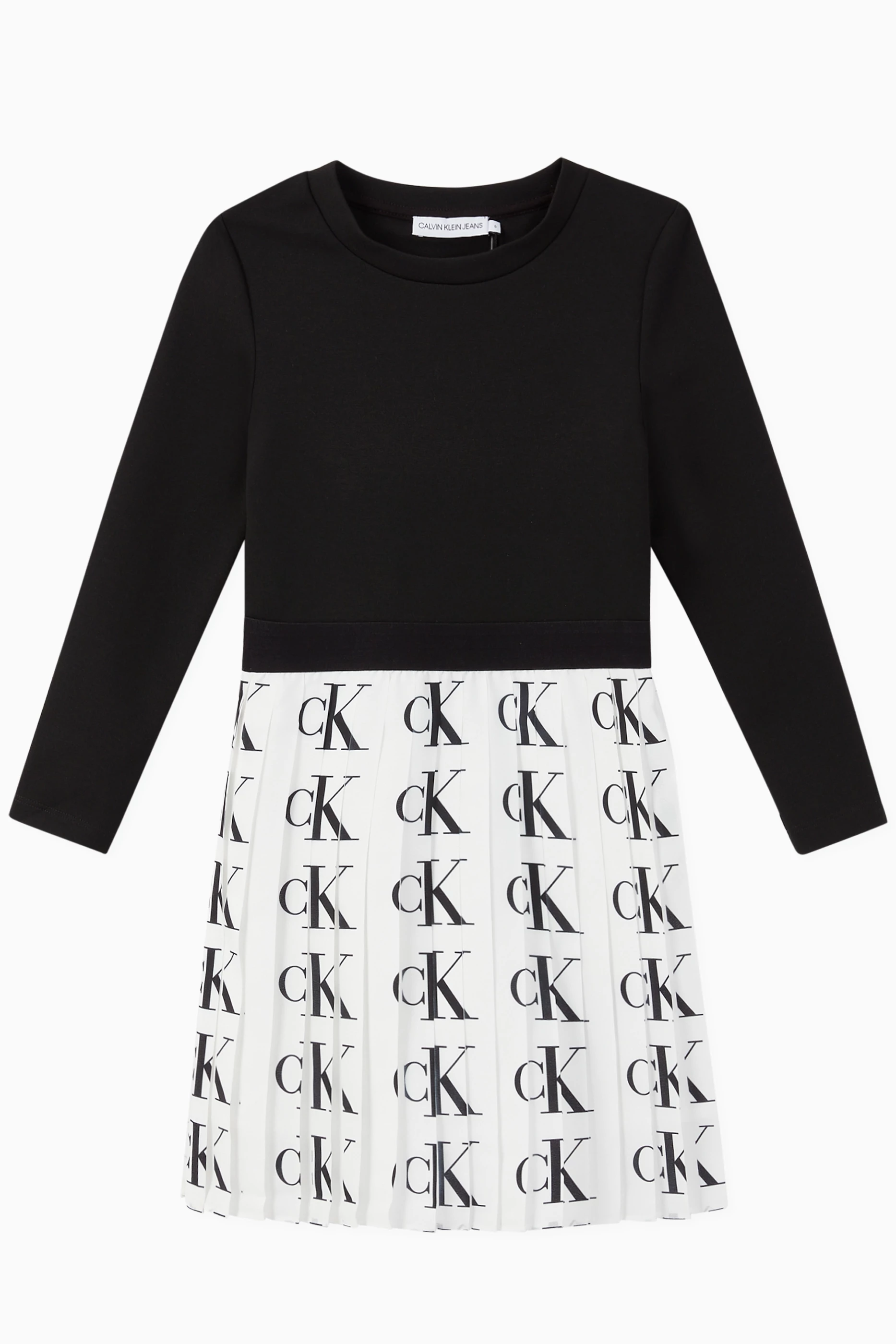 Calvin klein pleated dress clearance