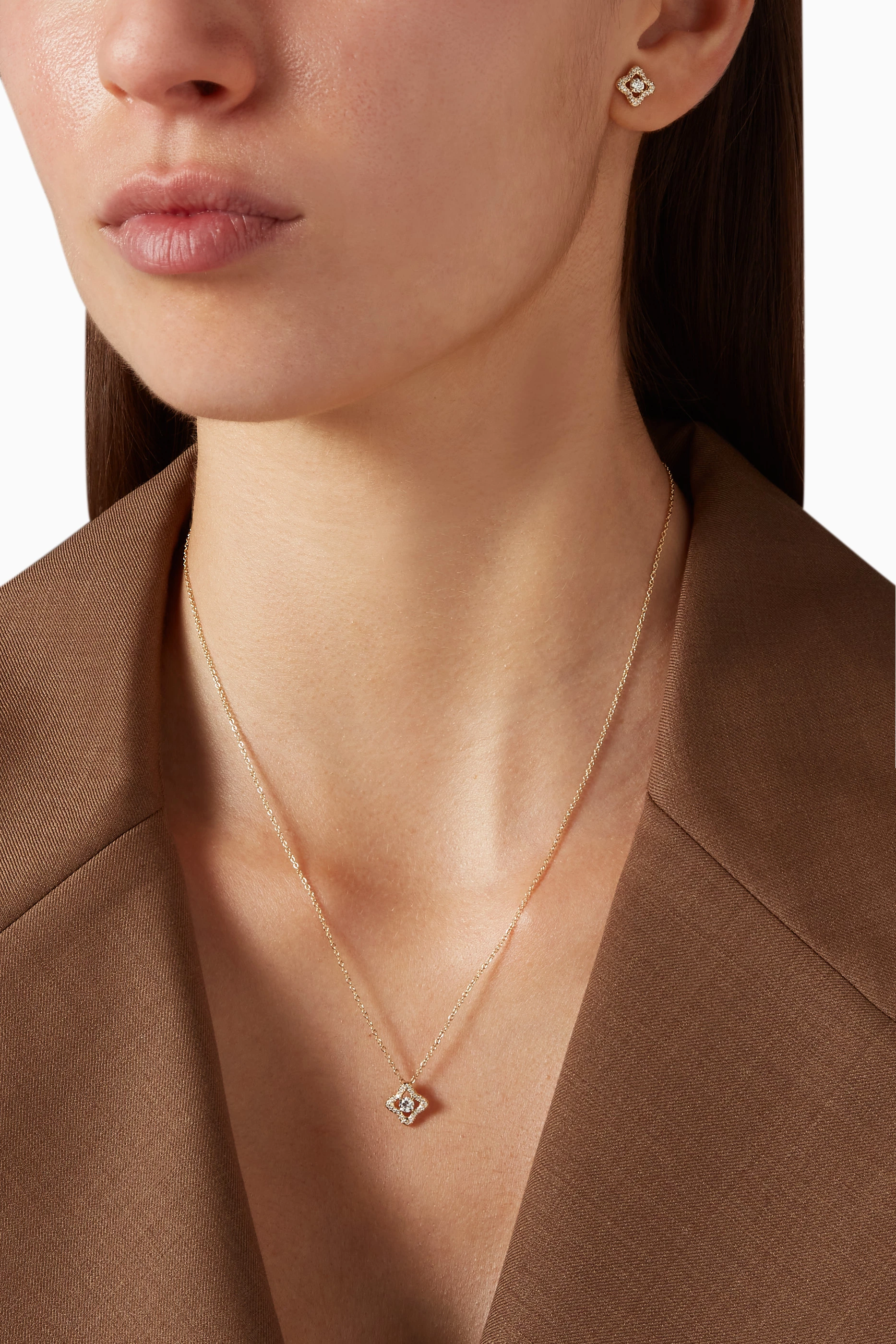 David yurman quatrefoil sale necklace
