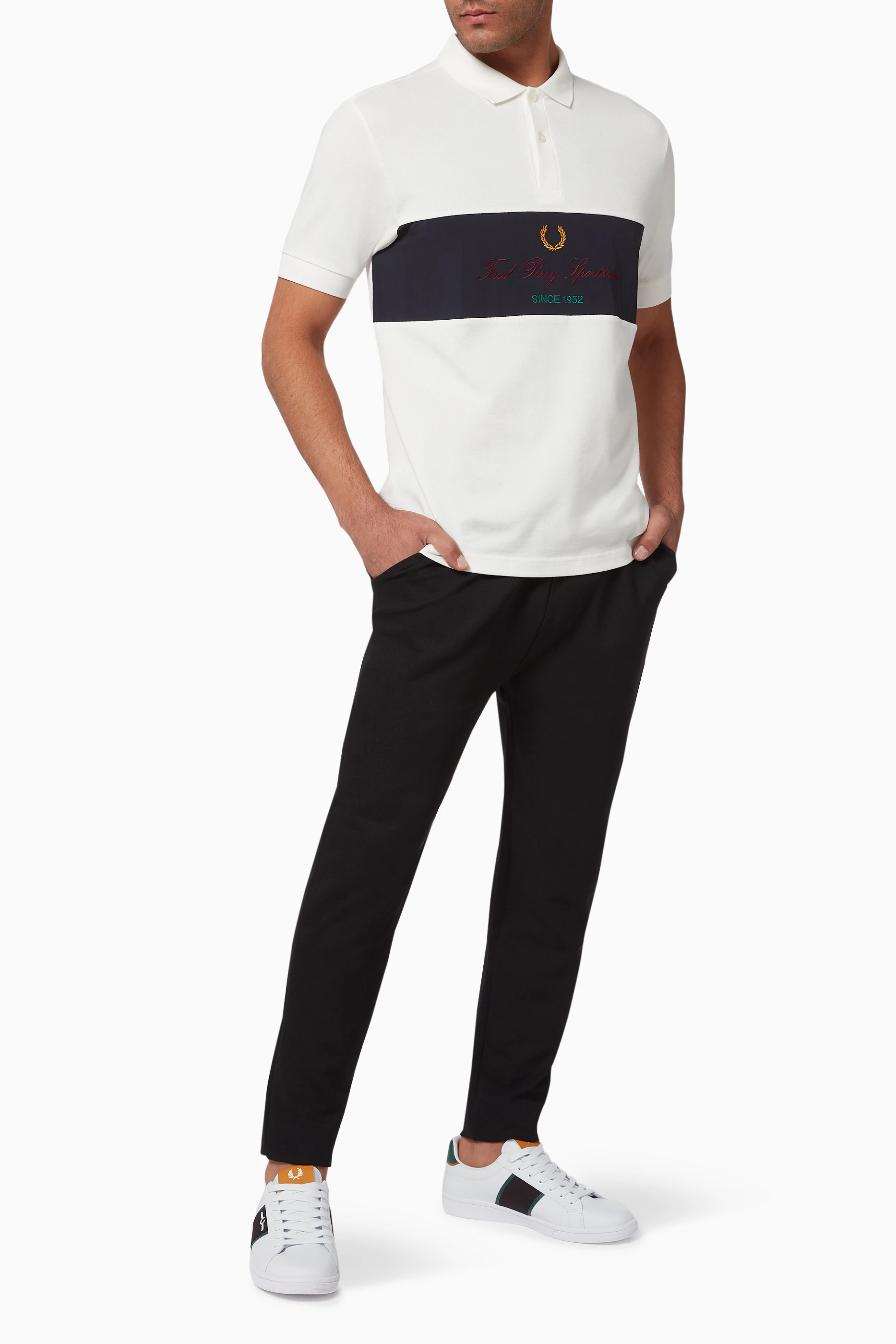 Fred perry top twill track pants