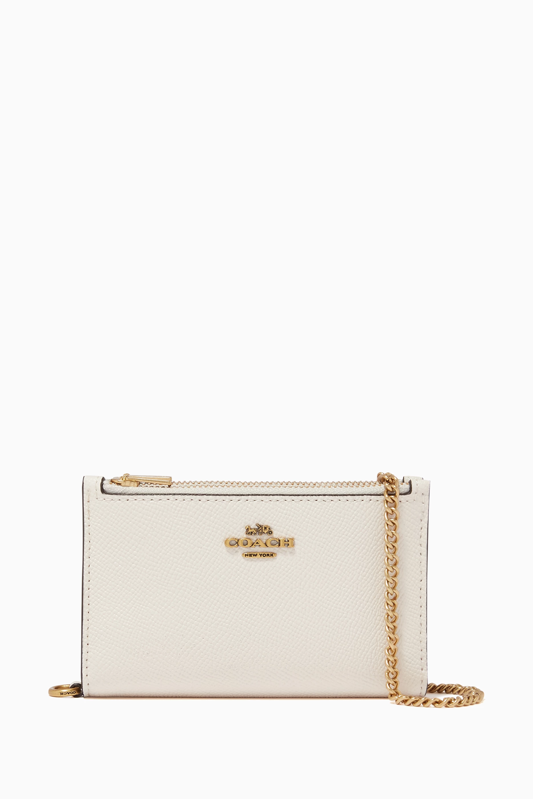 Zip chain card case best sale