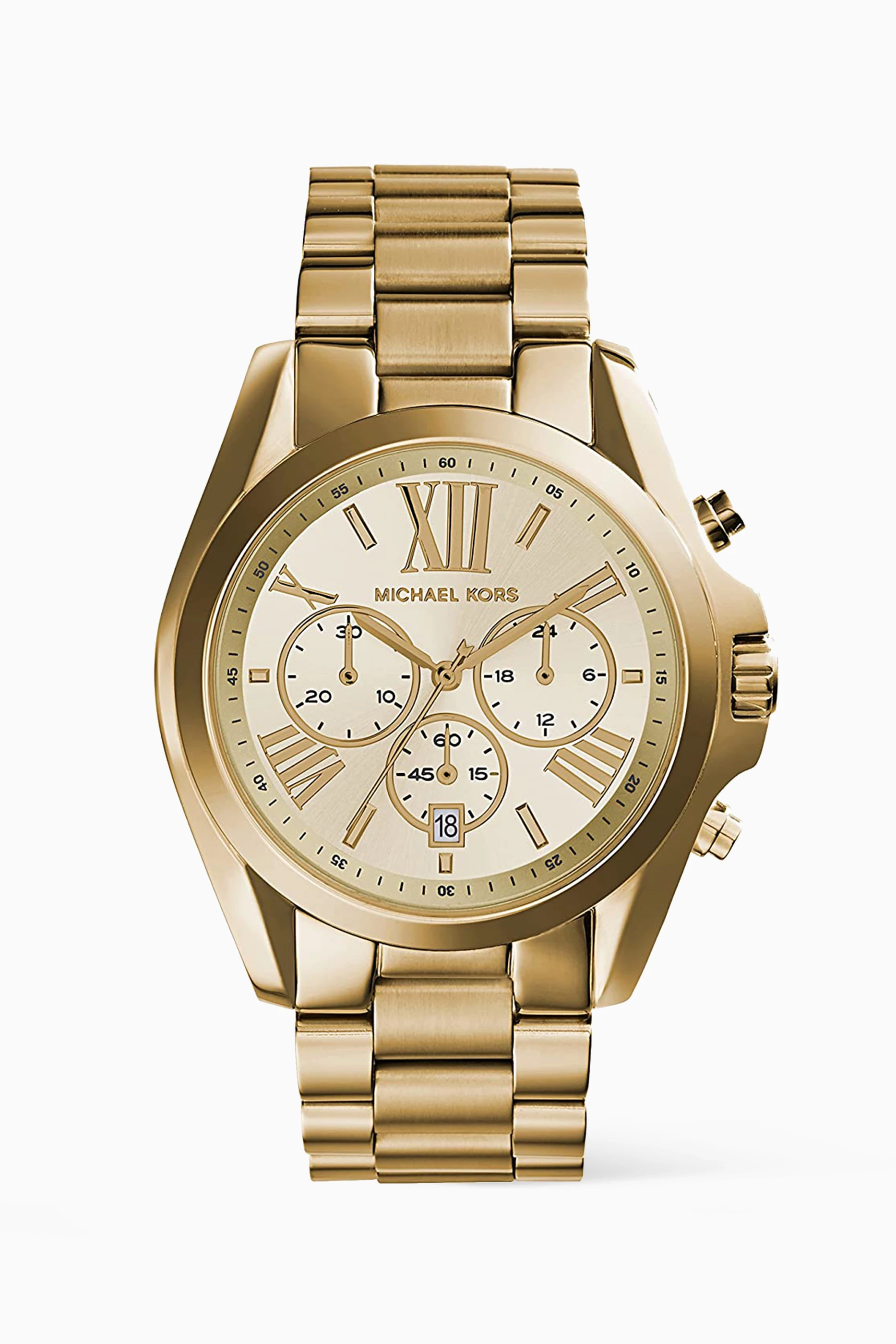 Michael kors oversized bradshaw watch discount