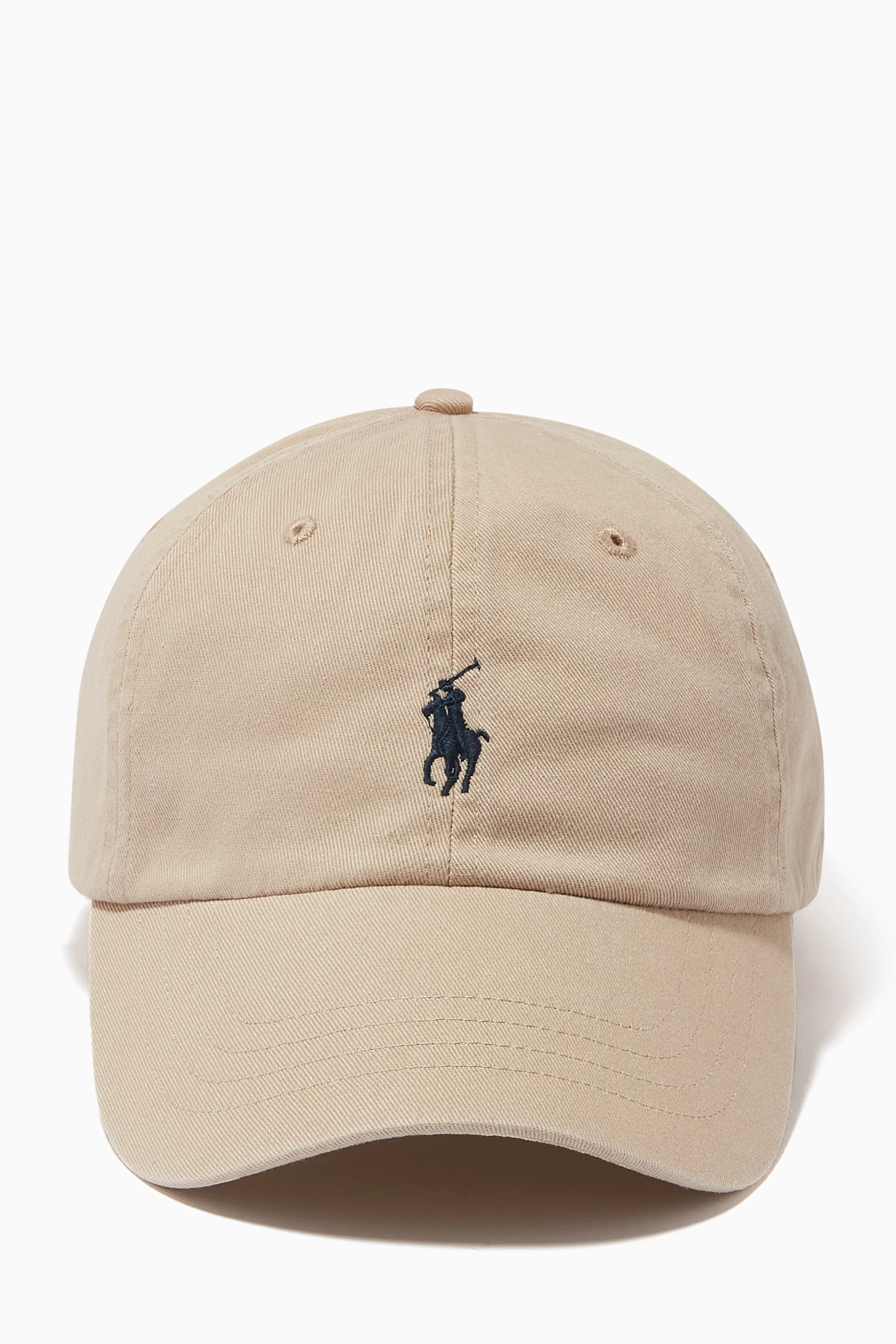 Buy Polo Ralph Lauren Grey Baseball Cap in Sustainable Cotton Chino for Men in UAE Ounass