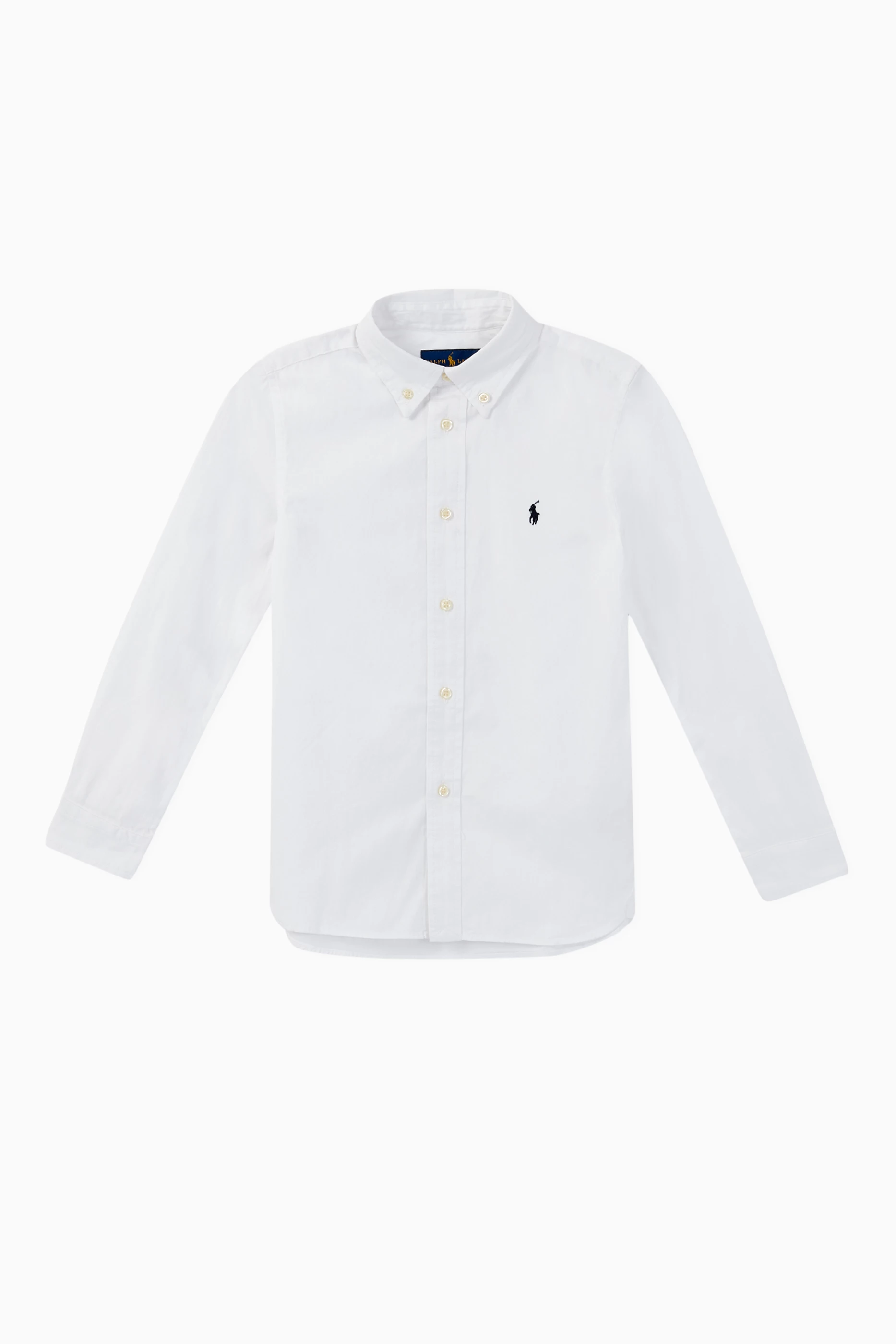 Polo ralph lauren white oxford shirt slim fit 2025