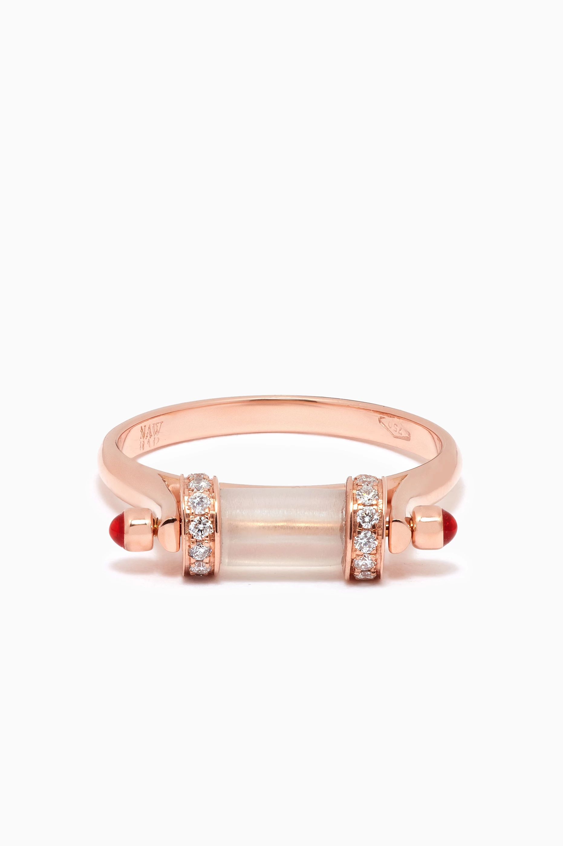 Diamond rose sales gold band
