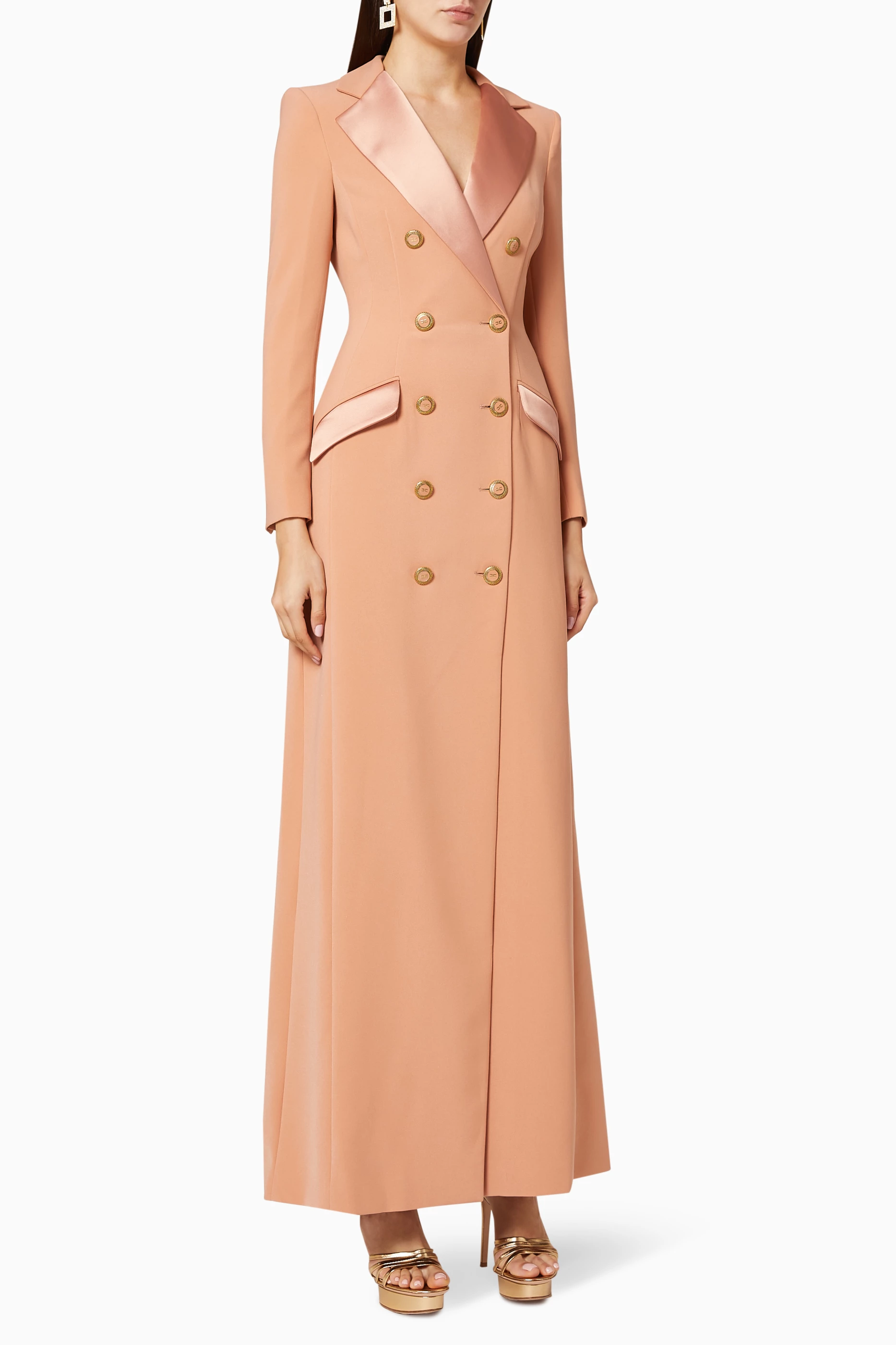 Long deals blazer dress