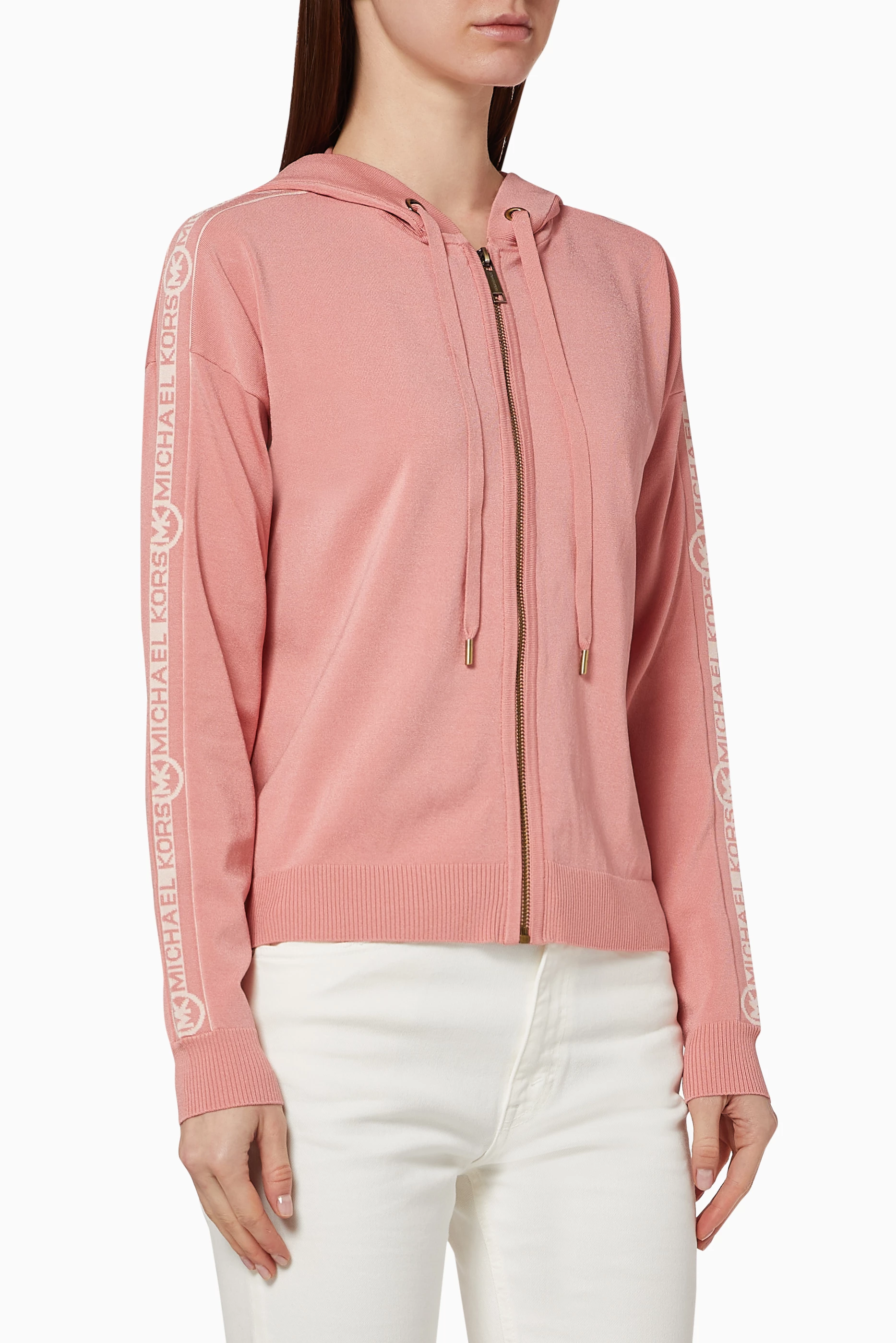 Michael kors hoodie pink shop