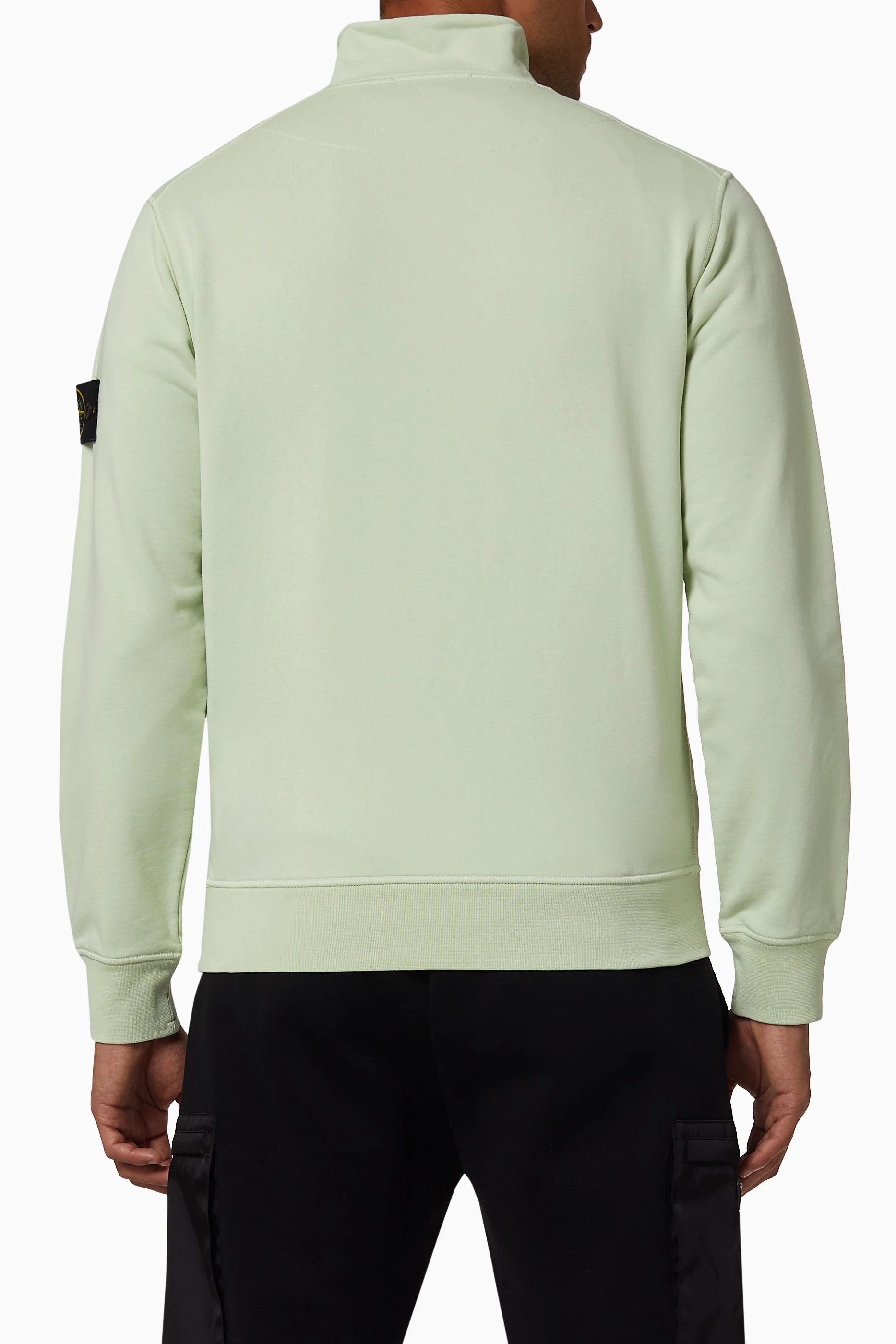 Stone island store half zip hoodie