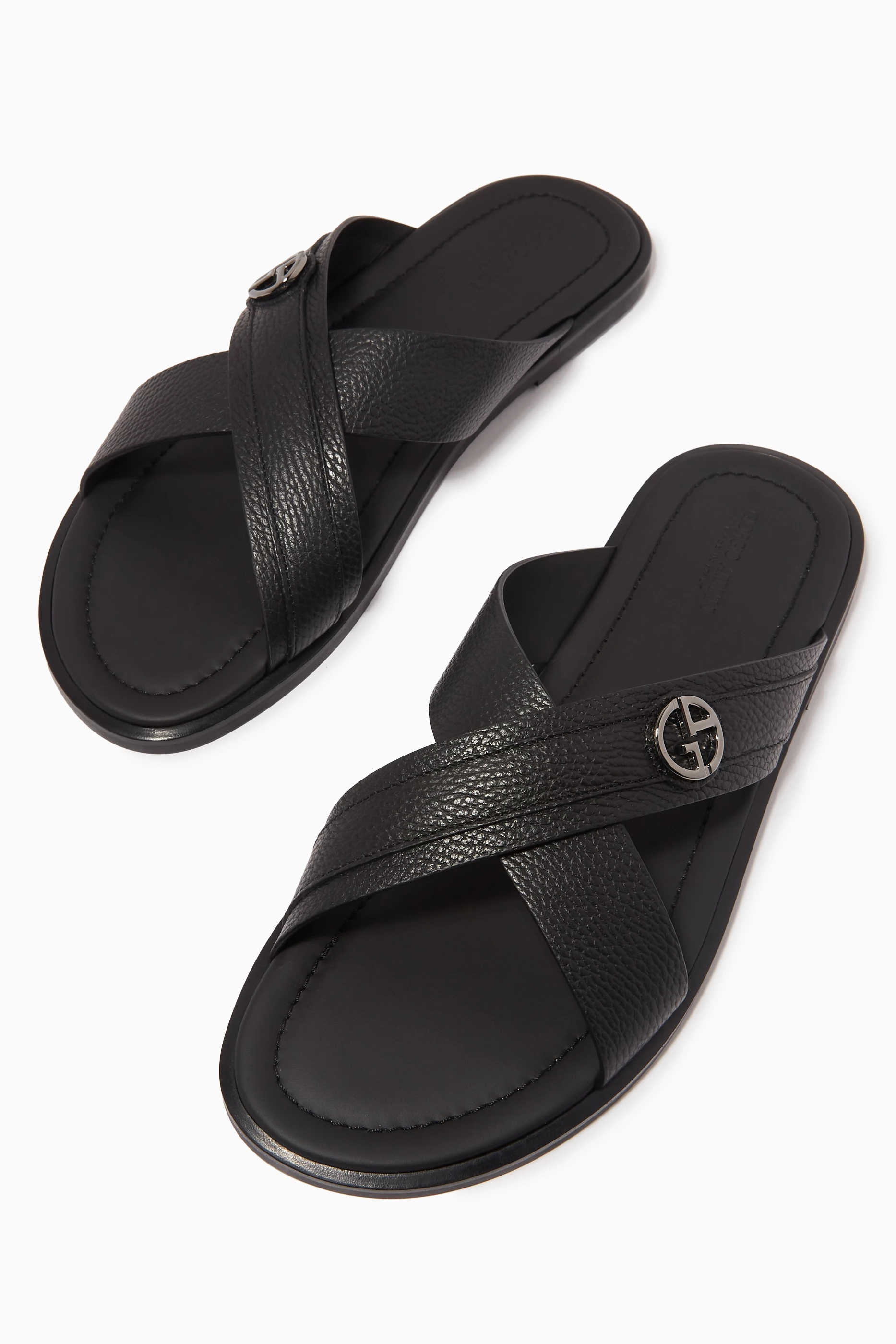 Giorgio armani men's sandals deals