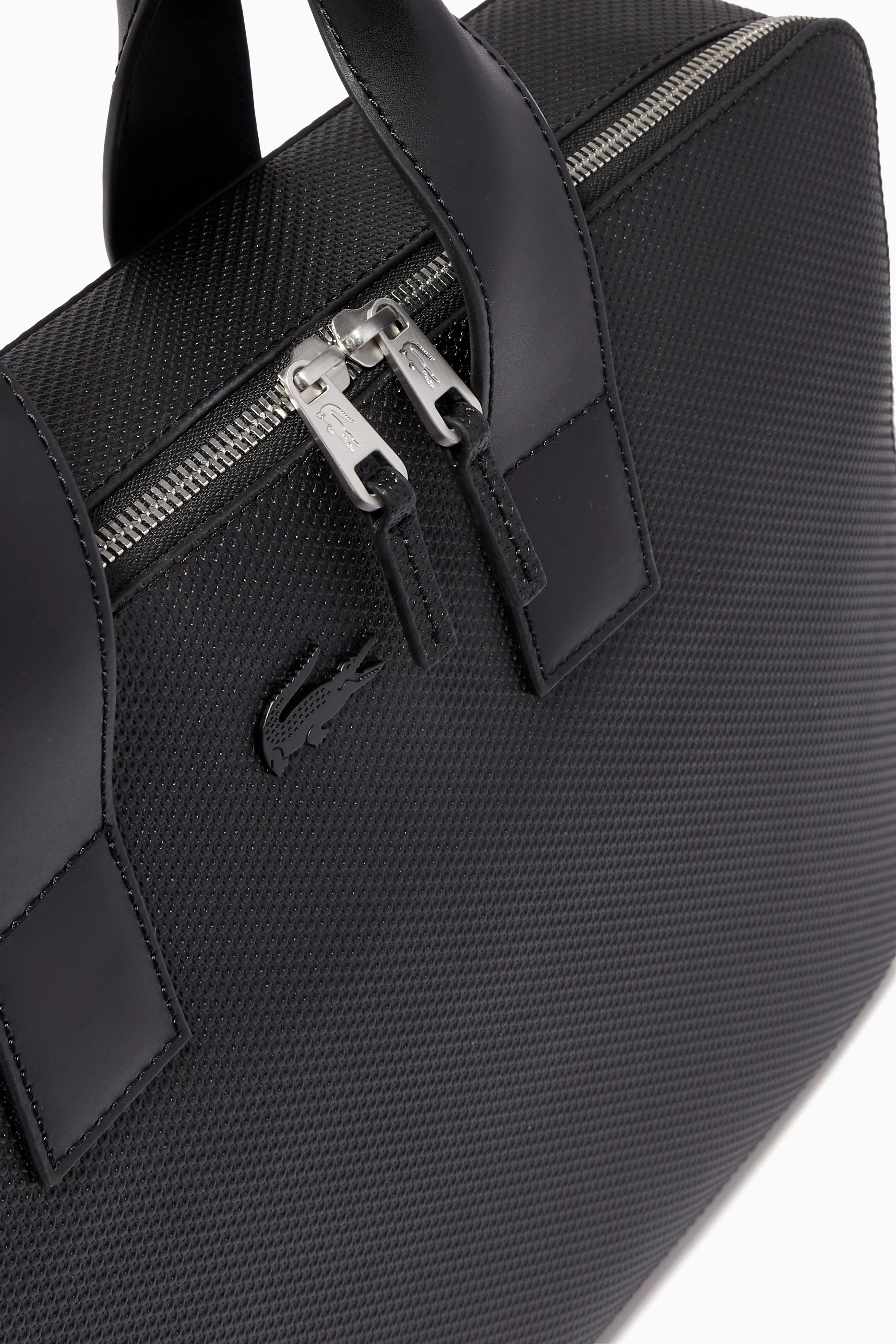 Men's chantaco matte shop piqué leather flap bag